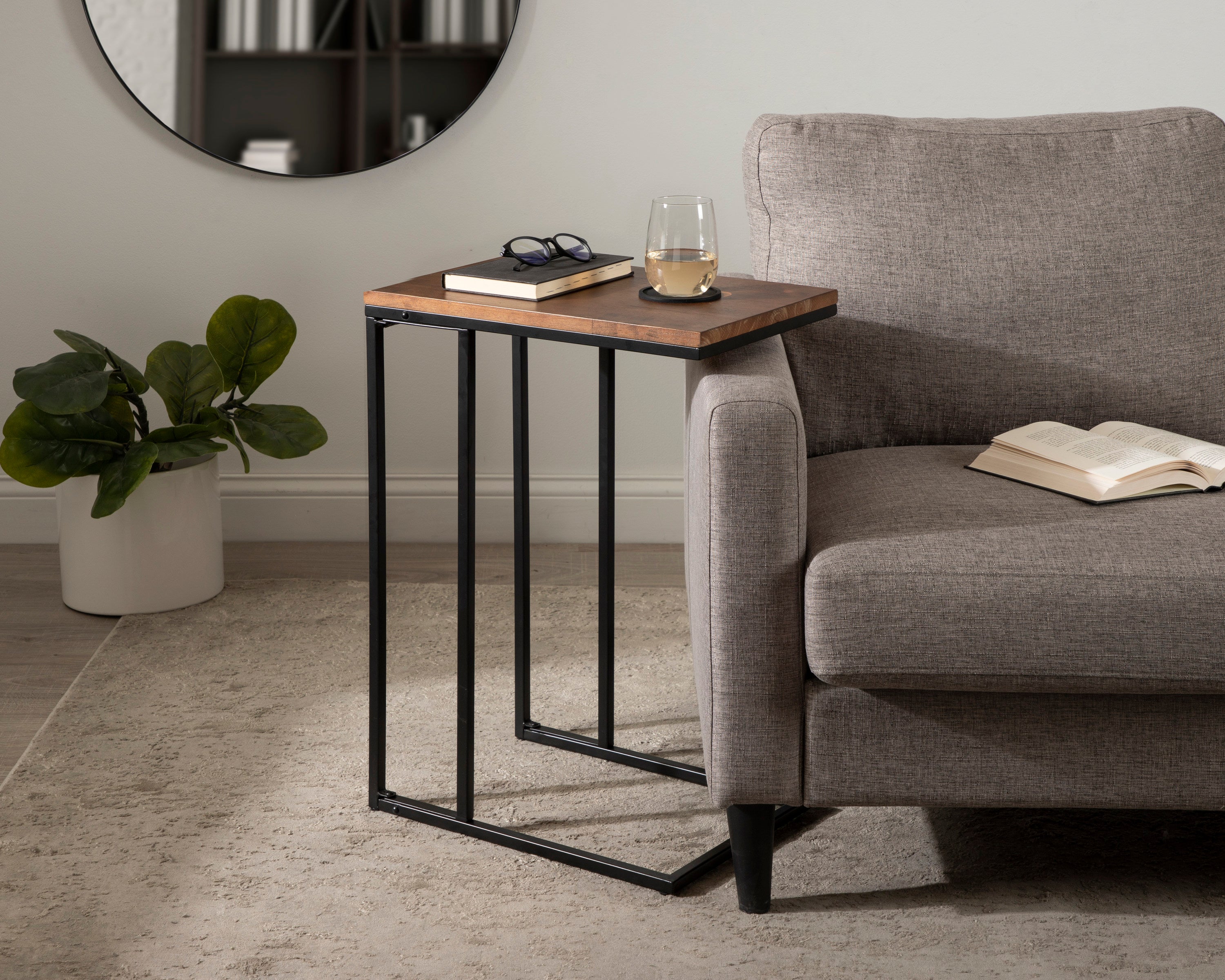 Lockridge Metal Base C-Table