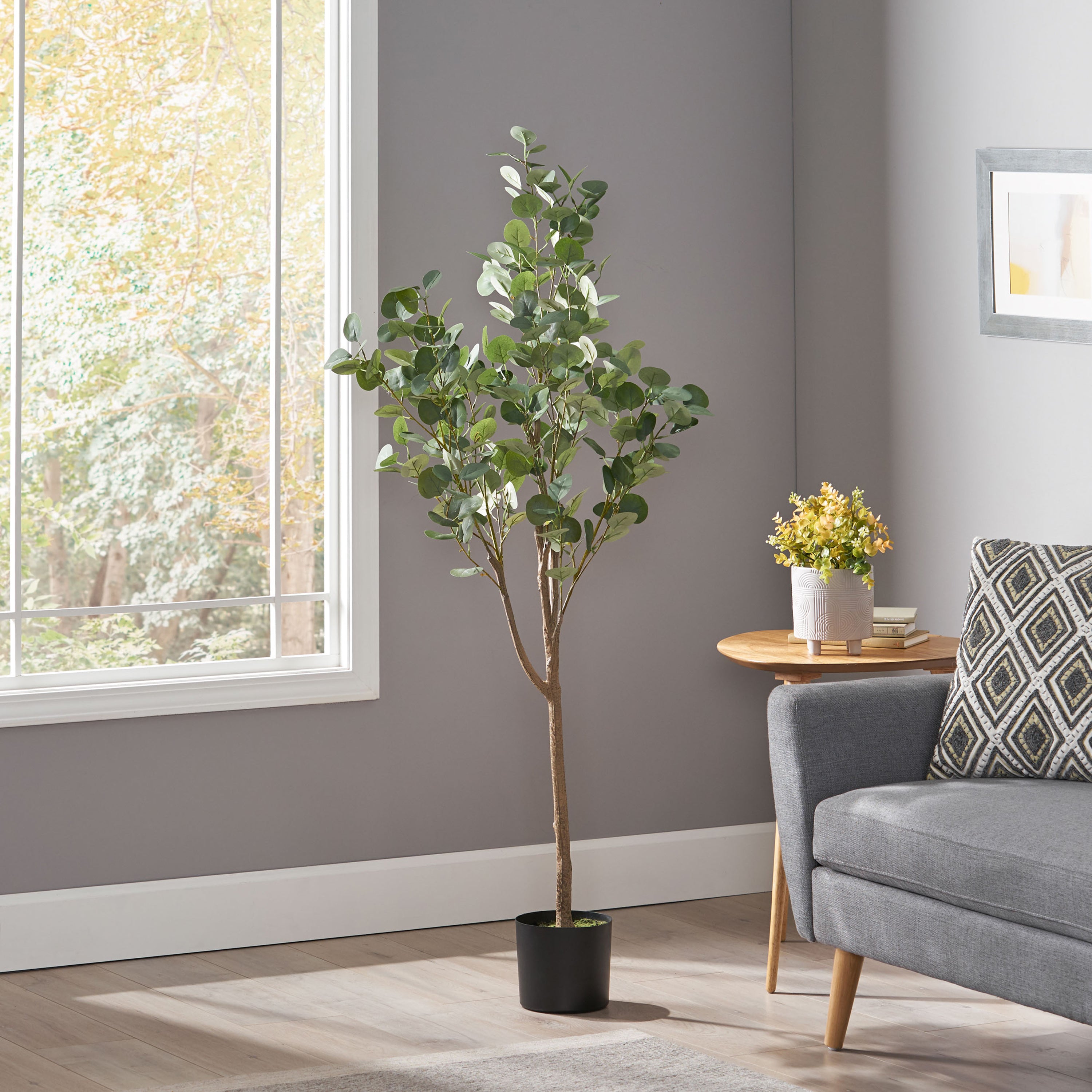 59" Artificial Eucalyptus Tree