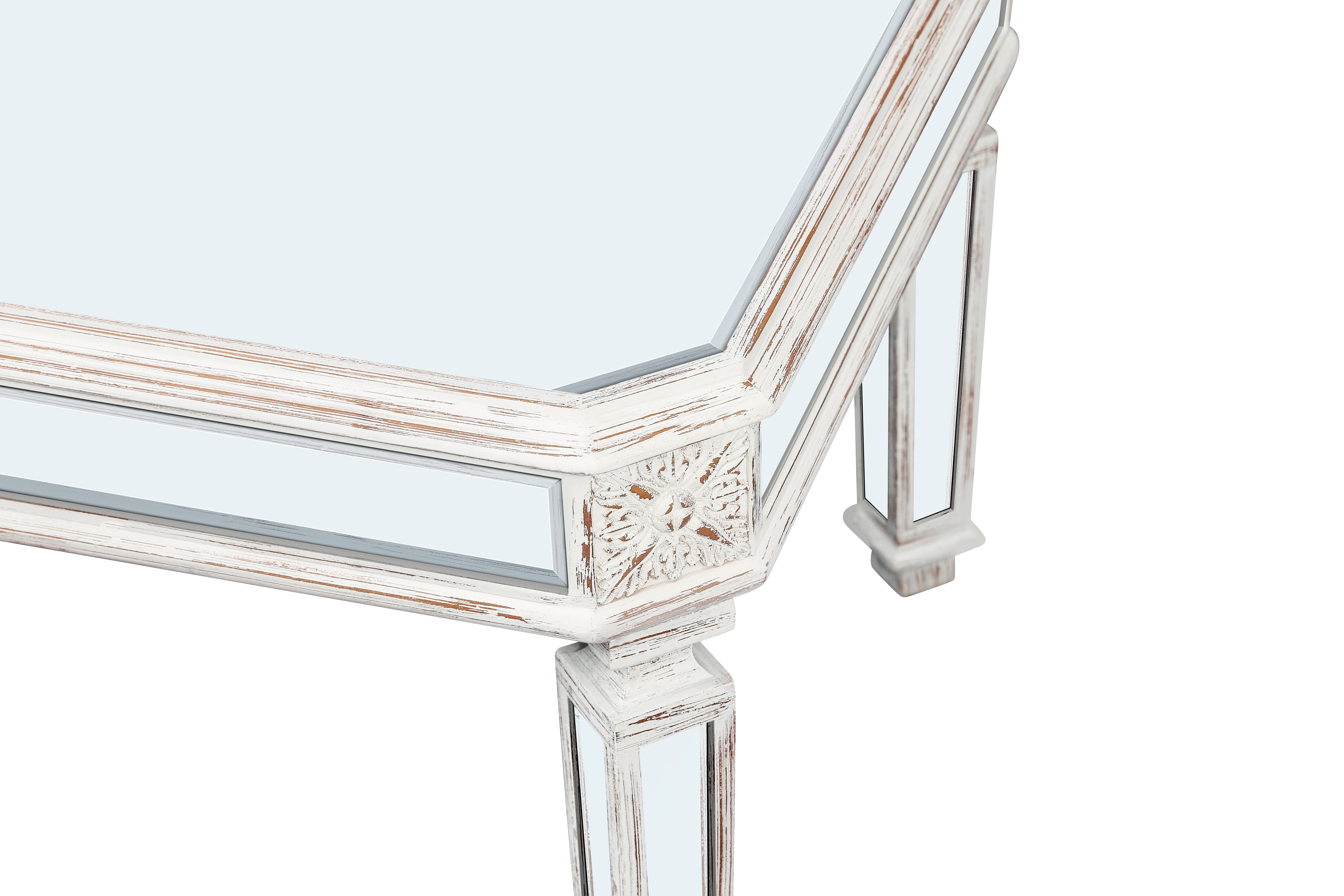 Silver Mirrored Coffee Table