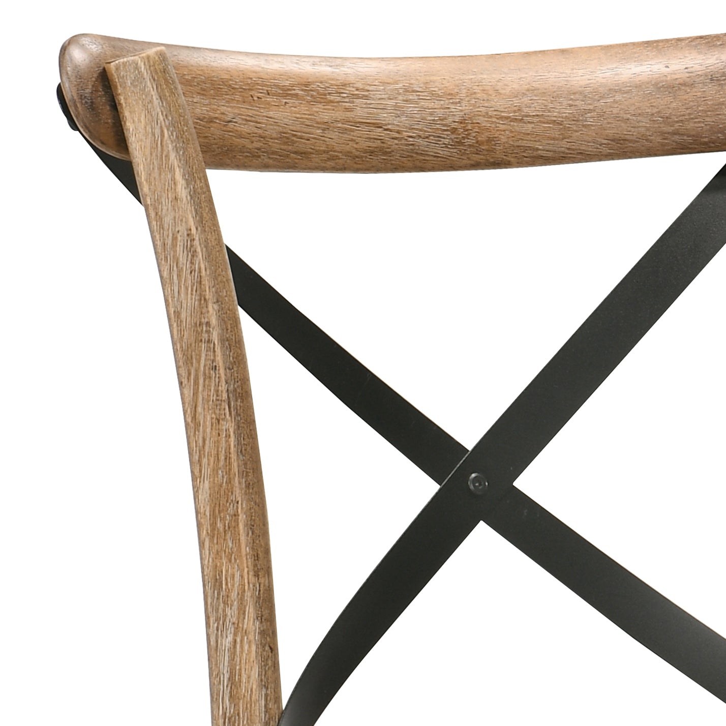 Rustic Oak Dining Chair, Set of 2