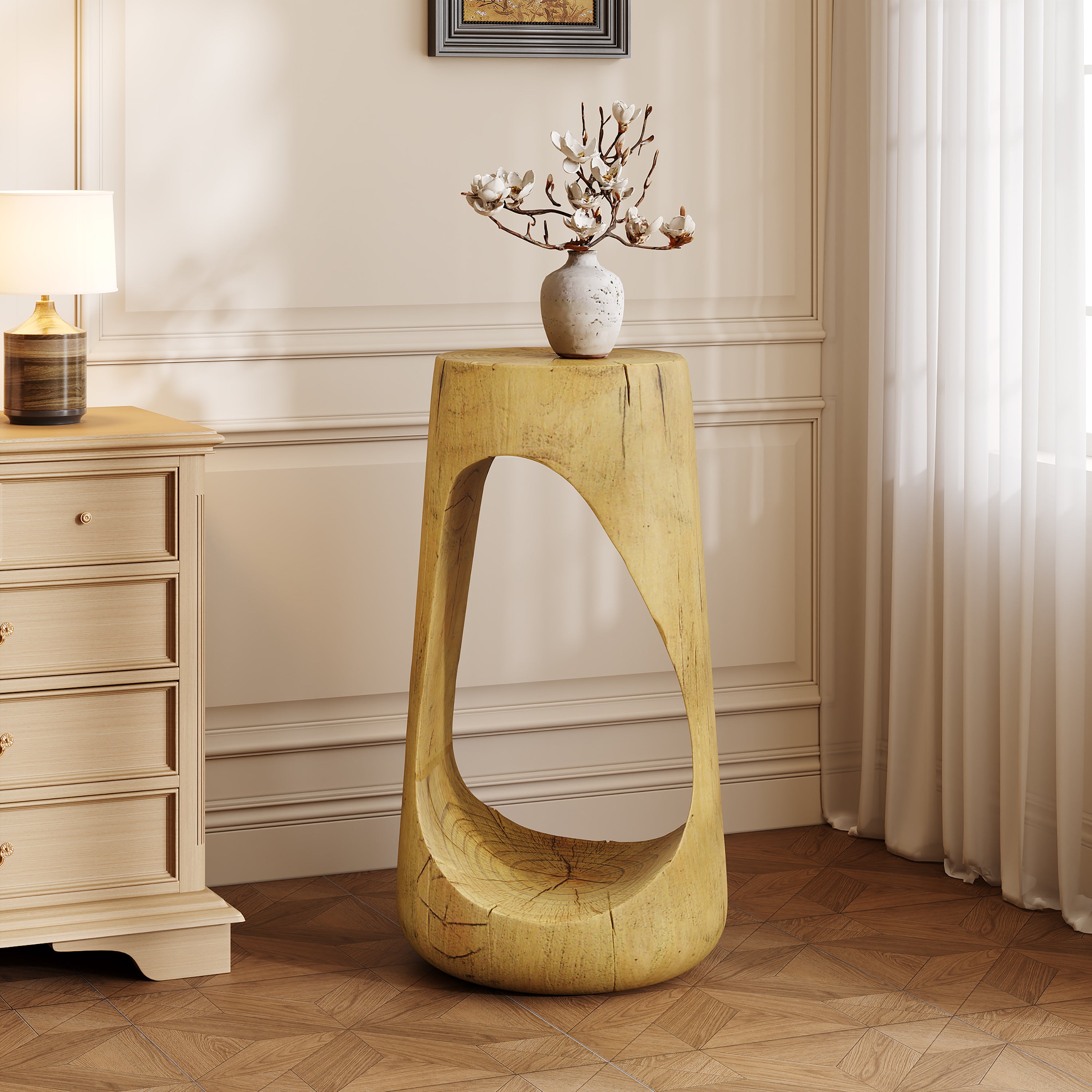 Hollow Design Accent Table