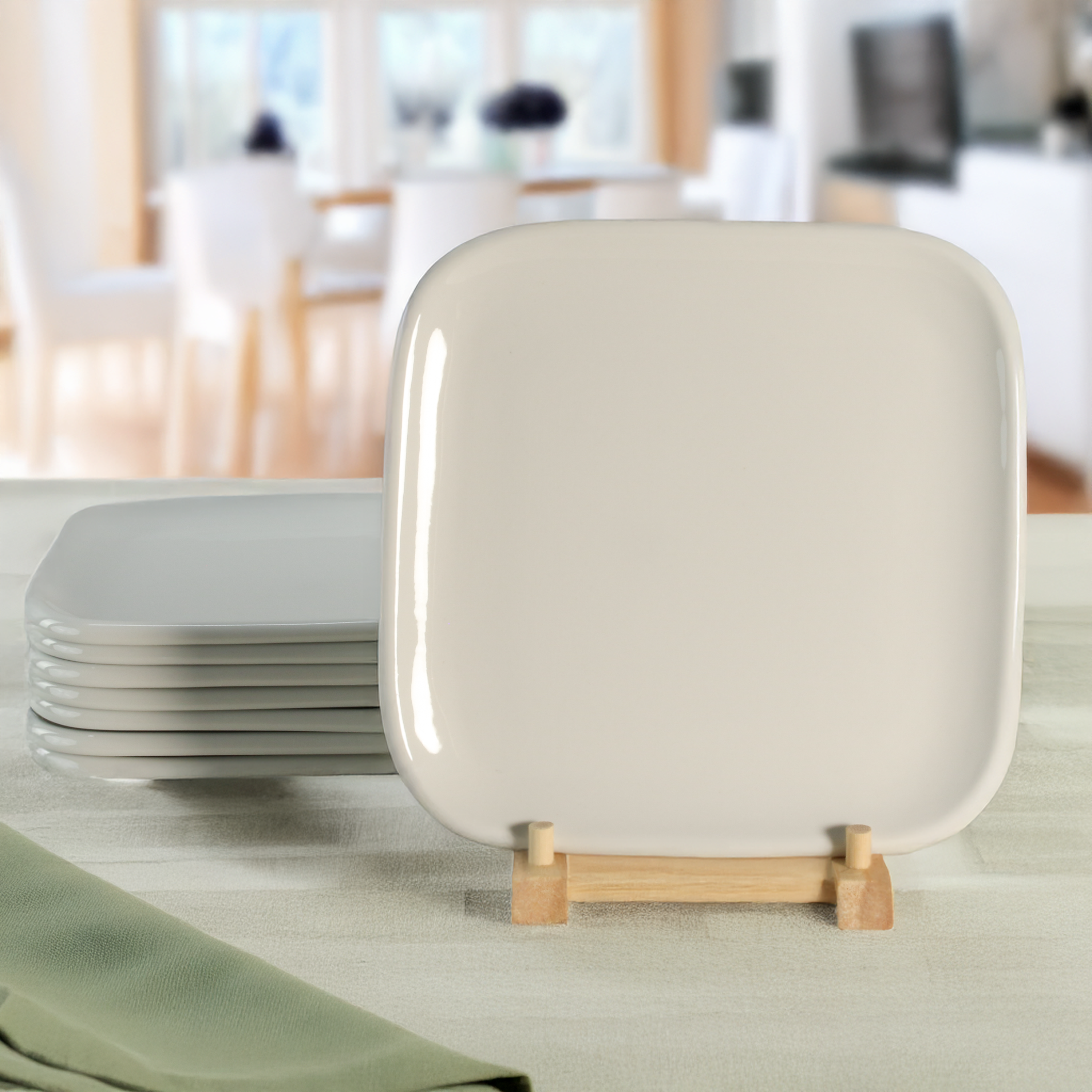 Impulse Square Salad Plates, Set of 8