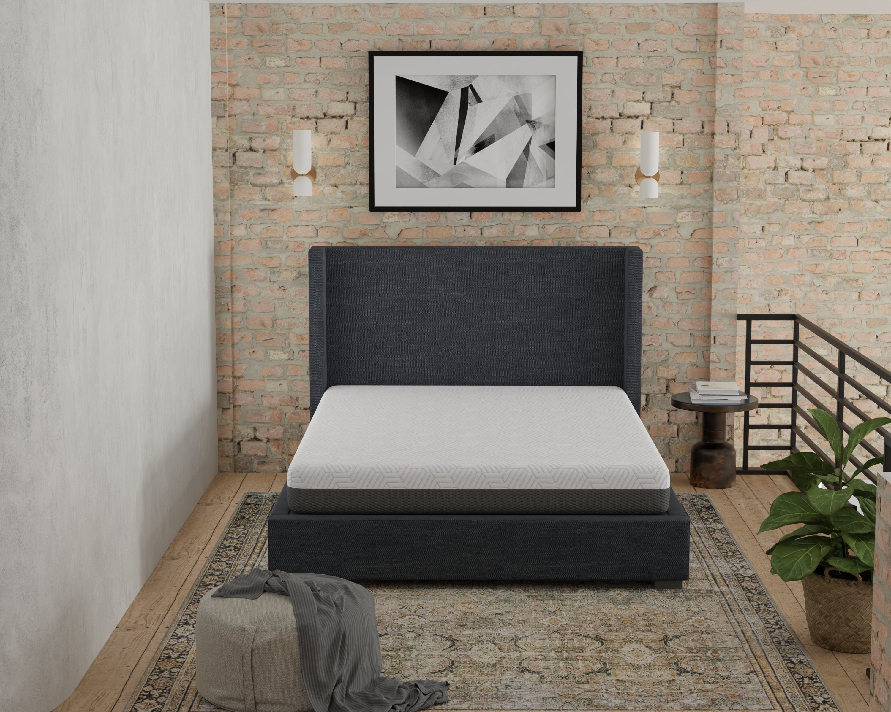 BedTech Pur Chill 10" Medium Firm Mattress With Phase Change Cooling Fabric
