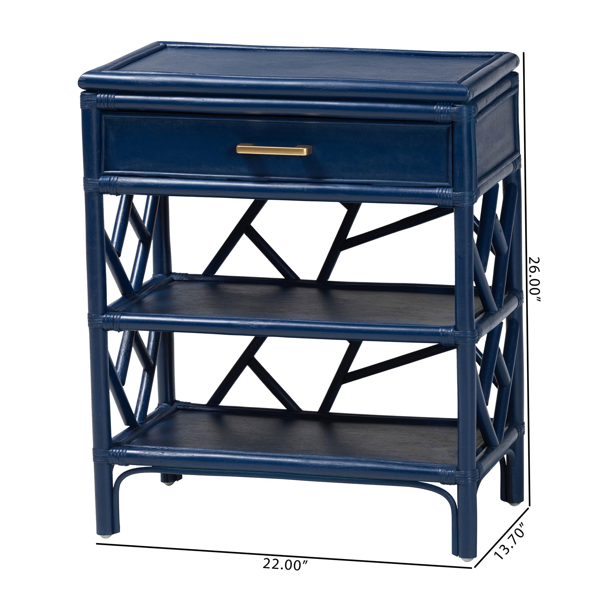 Wren Rattan Nightstand