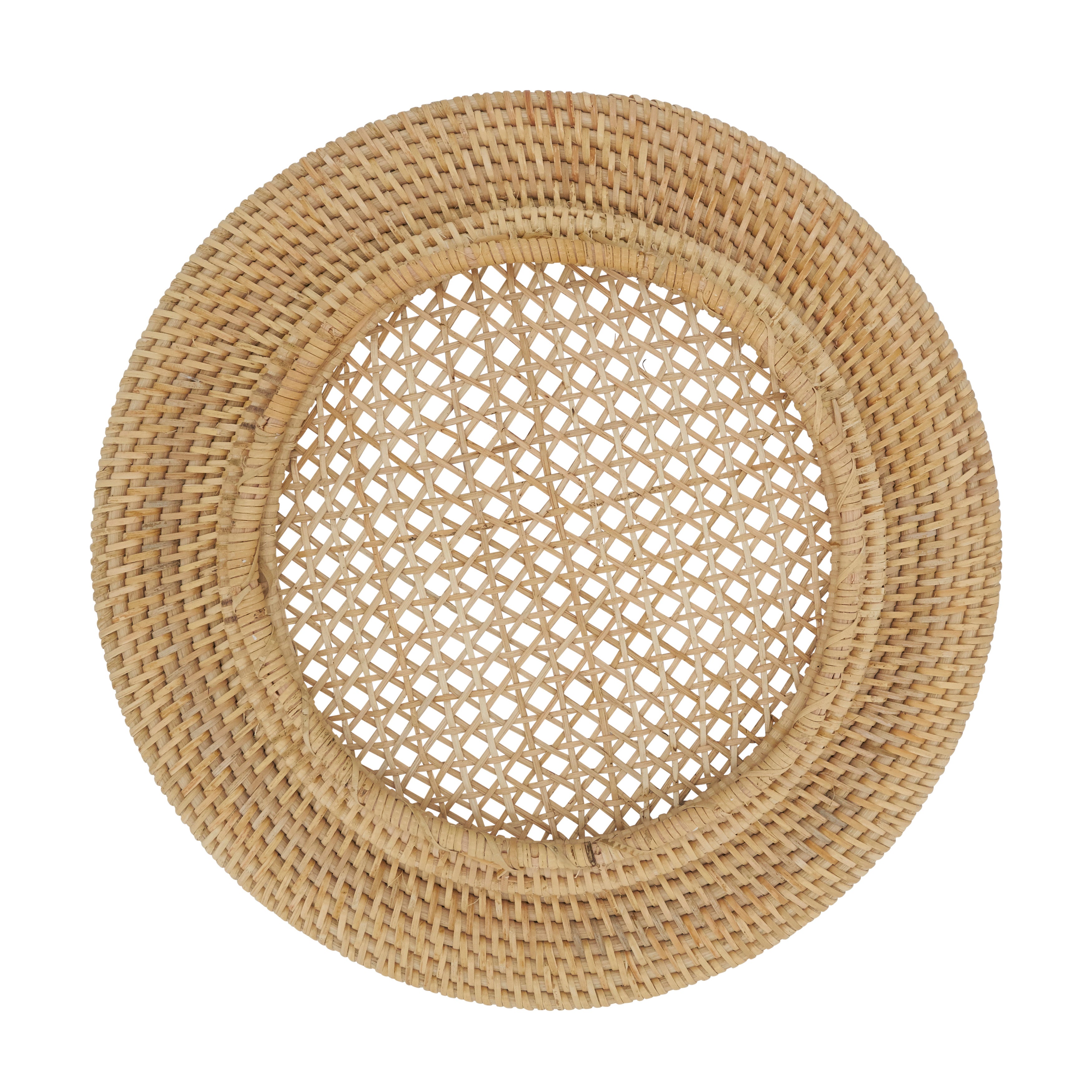 Handmade Rattan Charger, Set of 4