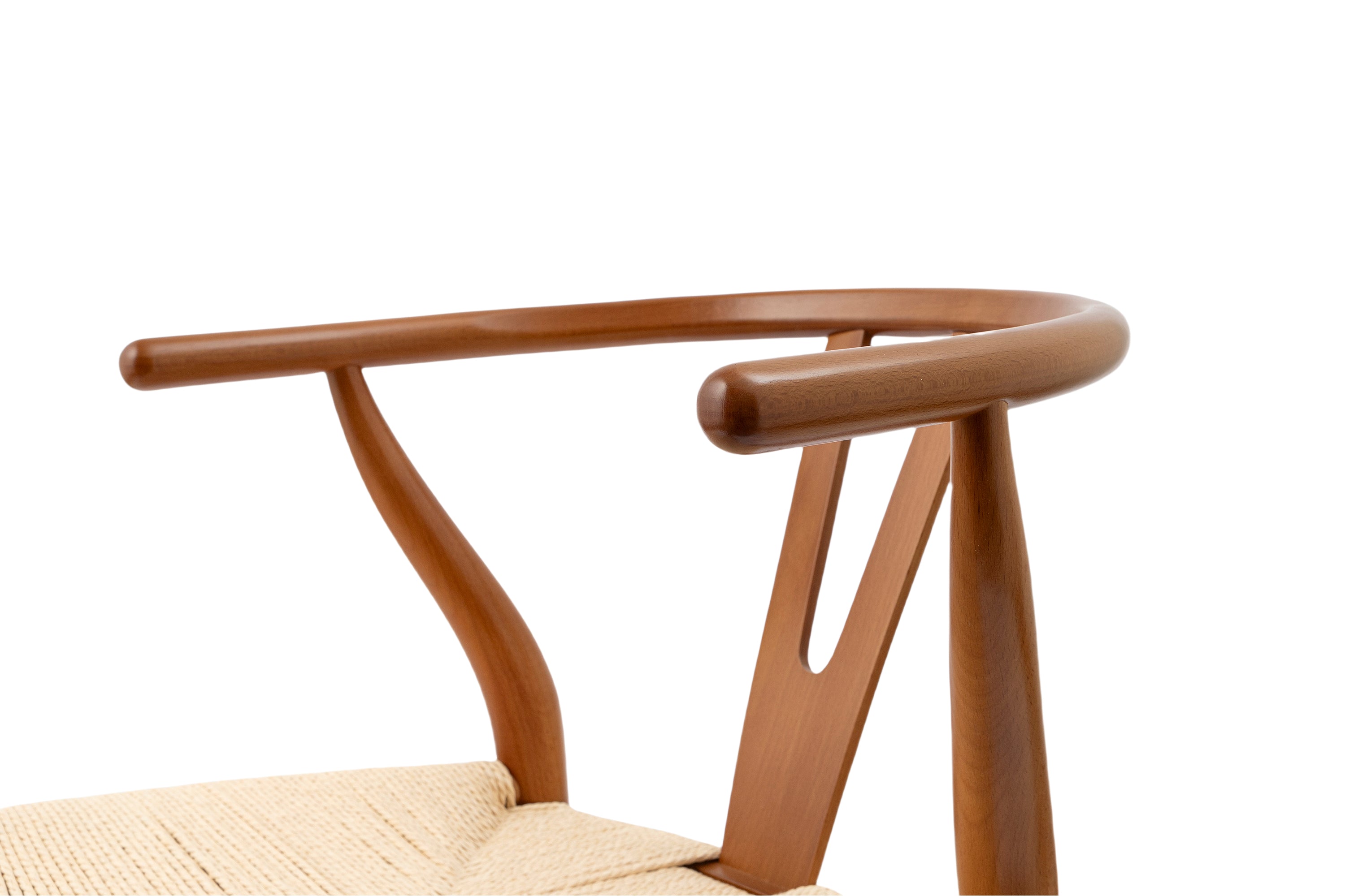 Garlandx Wood Dining Chair with Curved Back, Set of 2