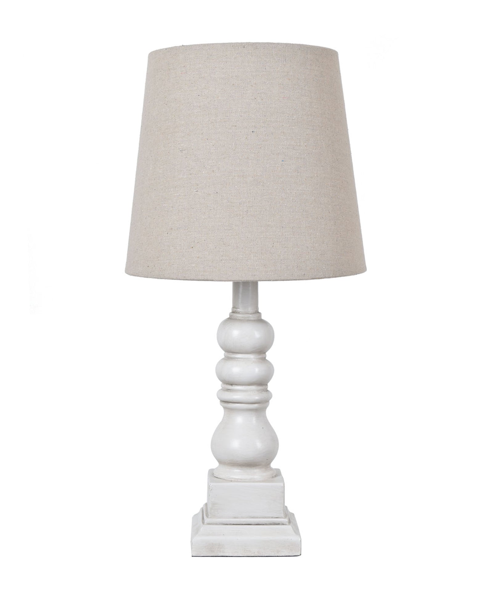 White Table Lamp With Shade