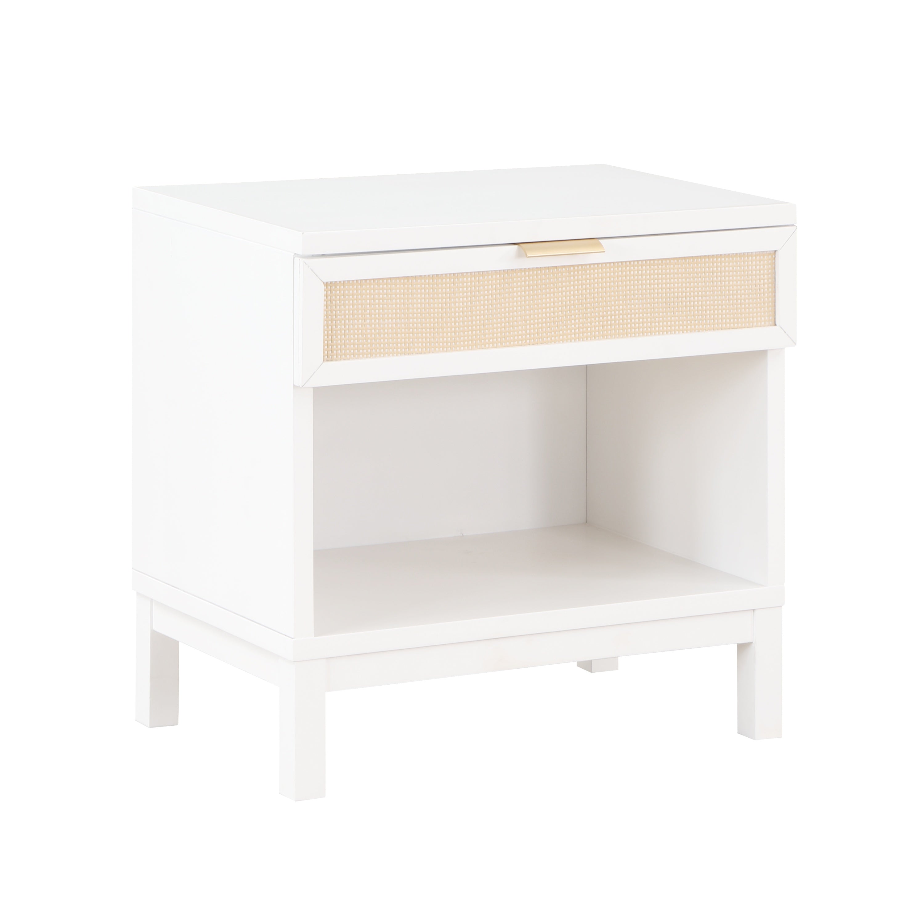 Blake Cane 1-Drawer Nightstand