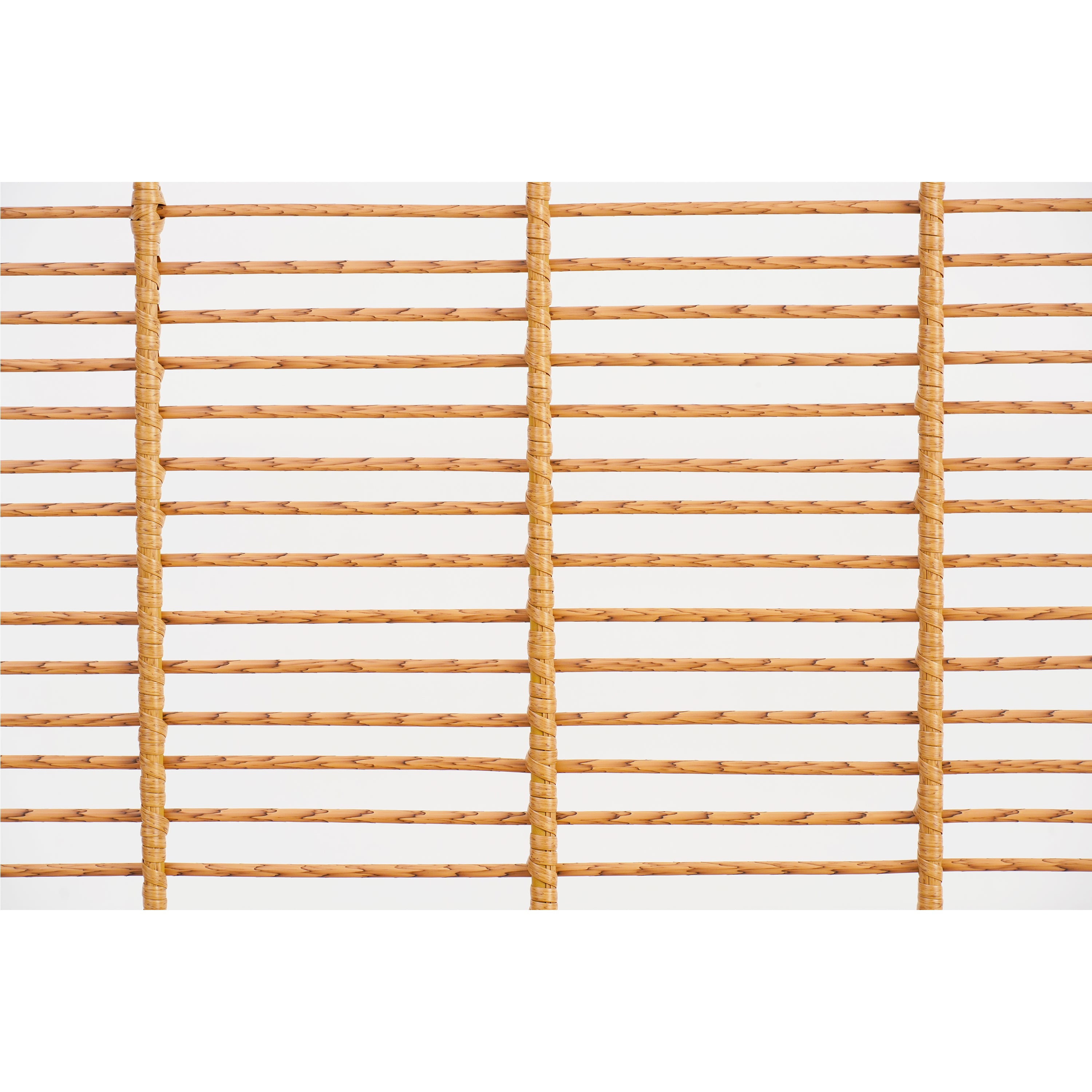 Wingback Rattan Bed