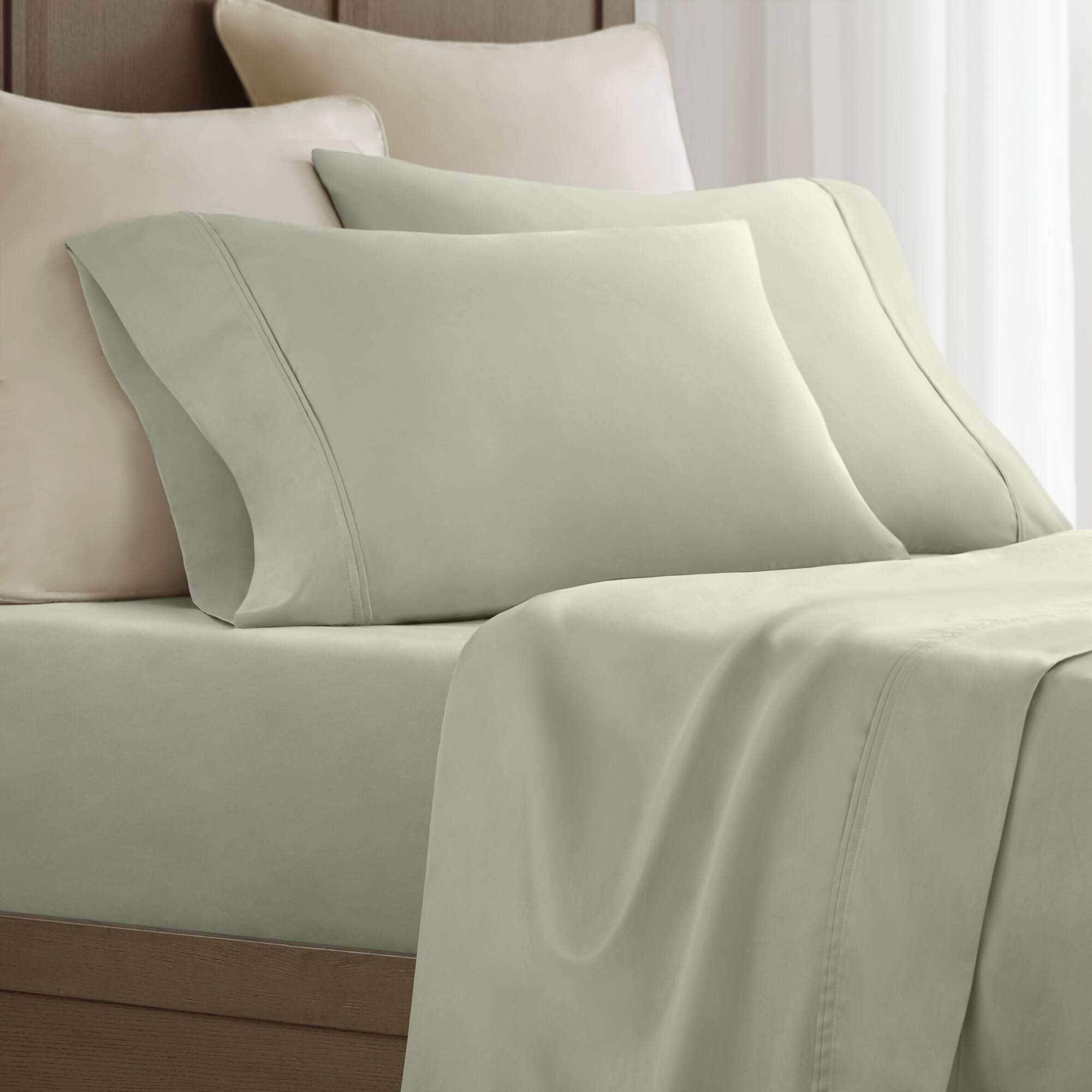100% Egyptian Cotton Sateen Sheet Set