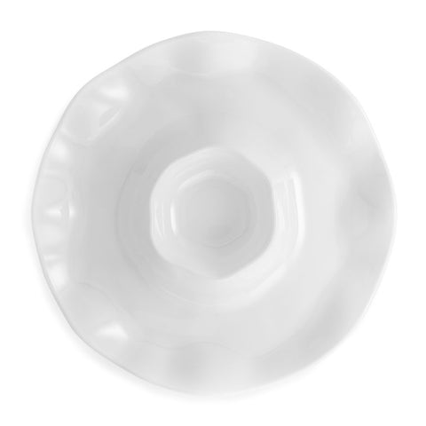 Ruffle 16" Outdoor Chip & Dip Platter