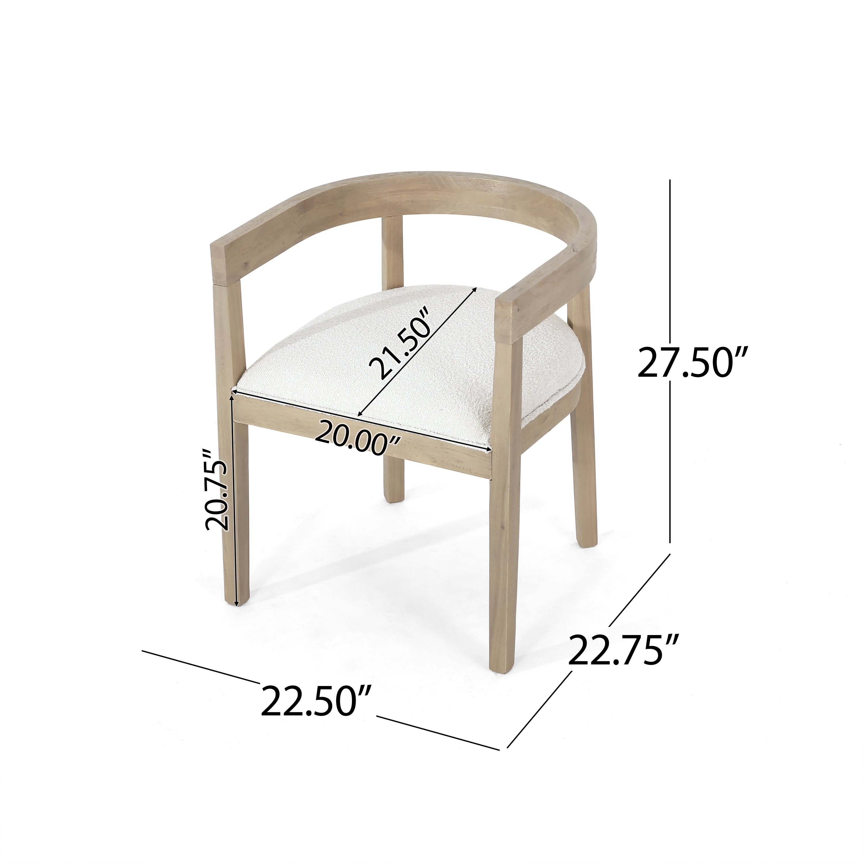 Ashford 7-Piece Dining Set with Pedestal Table & 6 Chairs