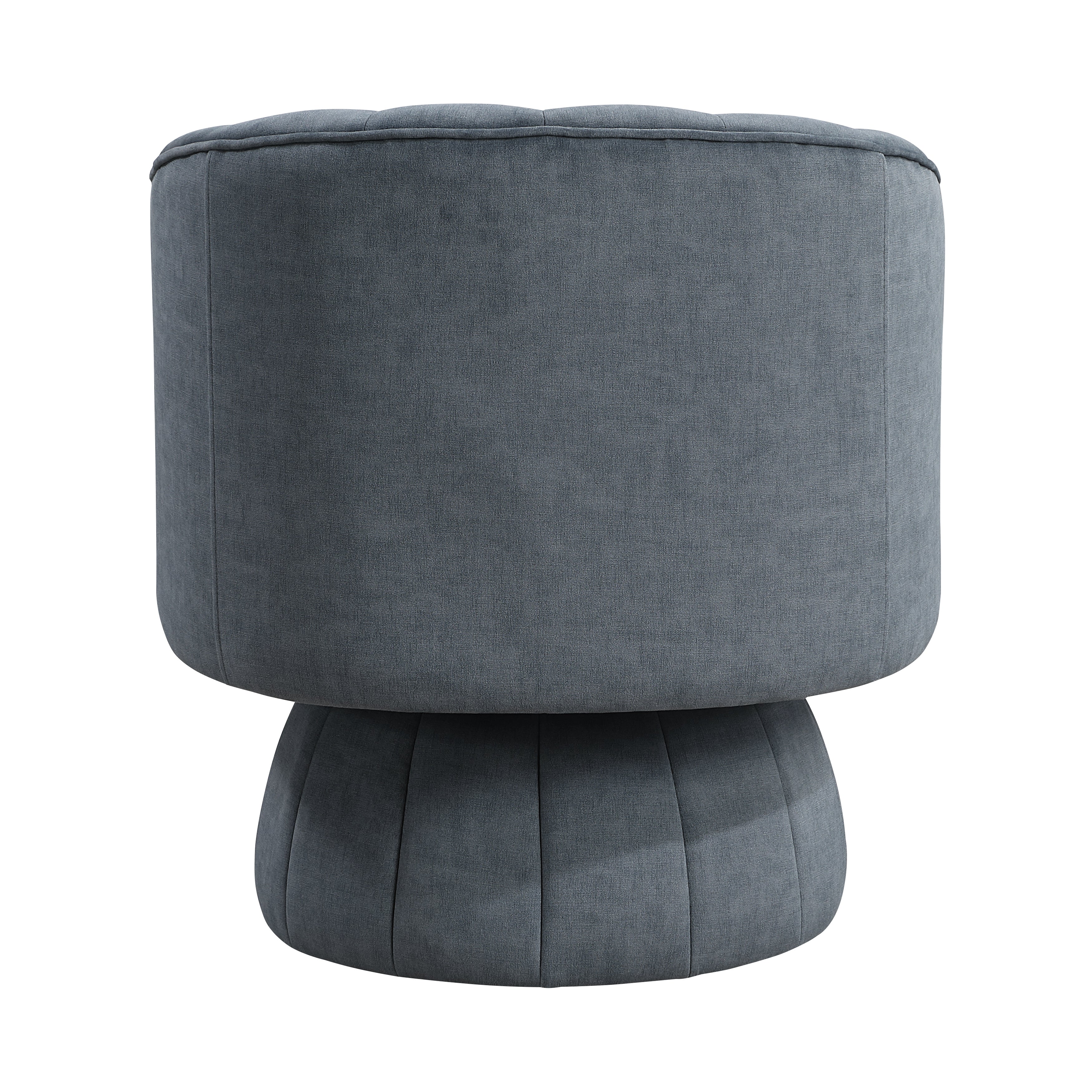 Dark Green Velvet Accent Chair Modern Luxury Living Room Furniture, 1pc Swivel Chair Comfortable Barrel Back