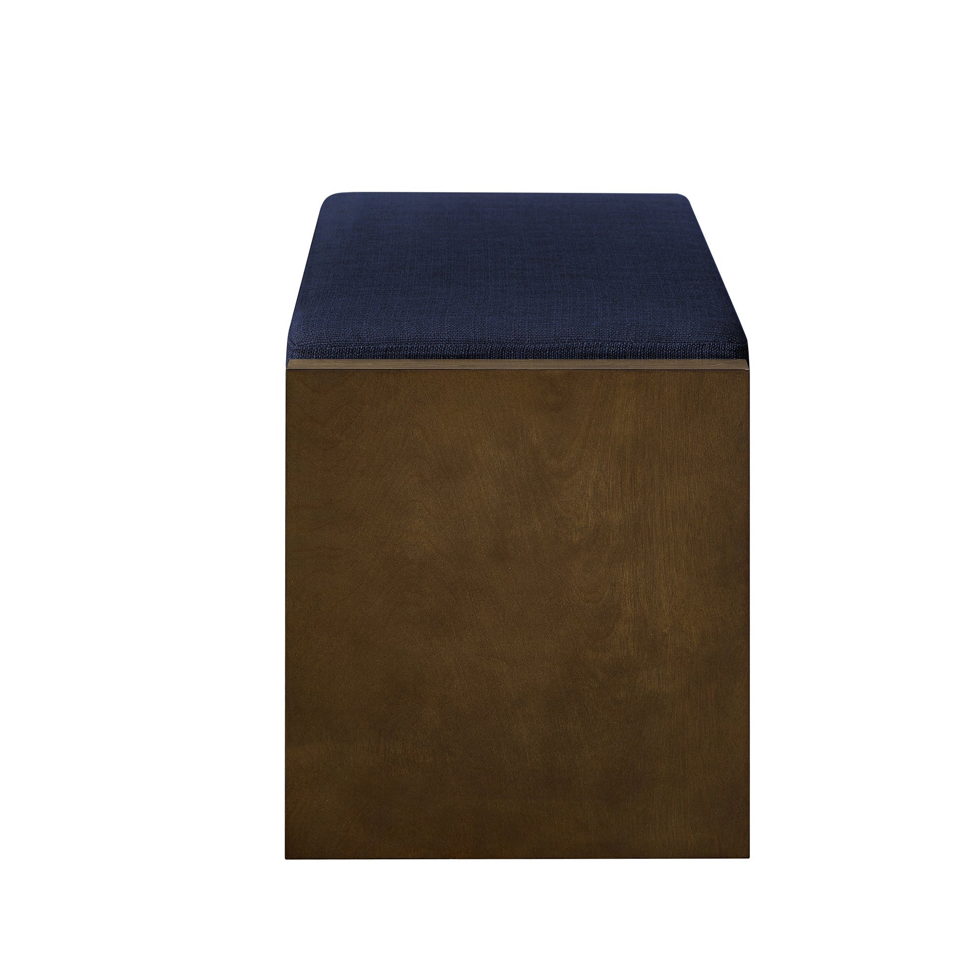 Accent Bench with Lower Shelf Shoe Rack and Padded Seating