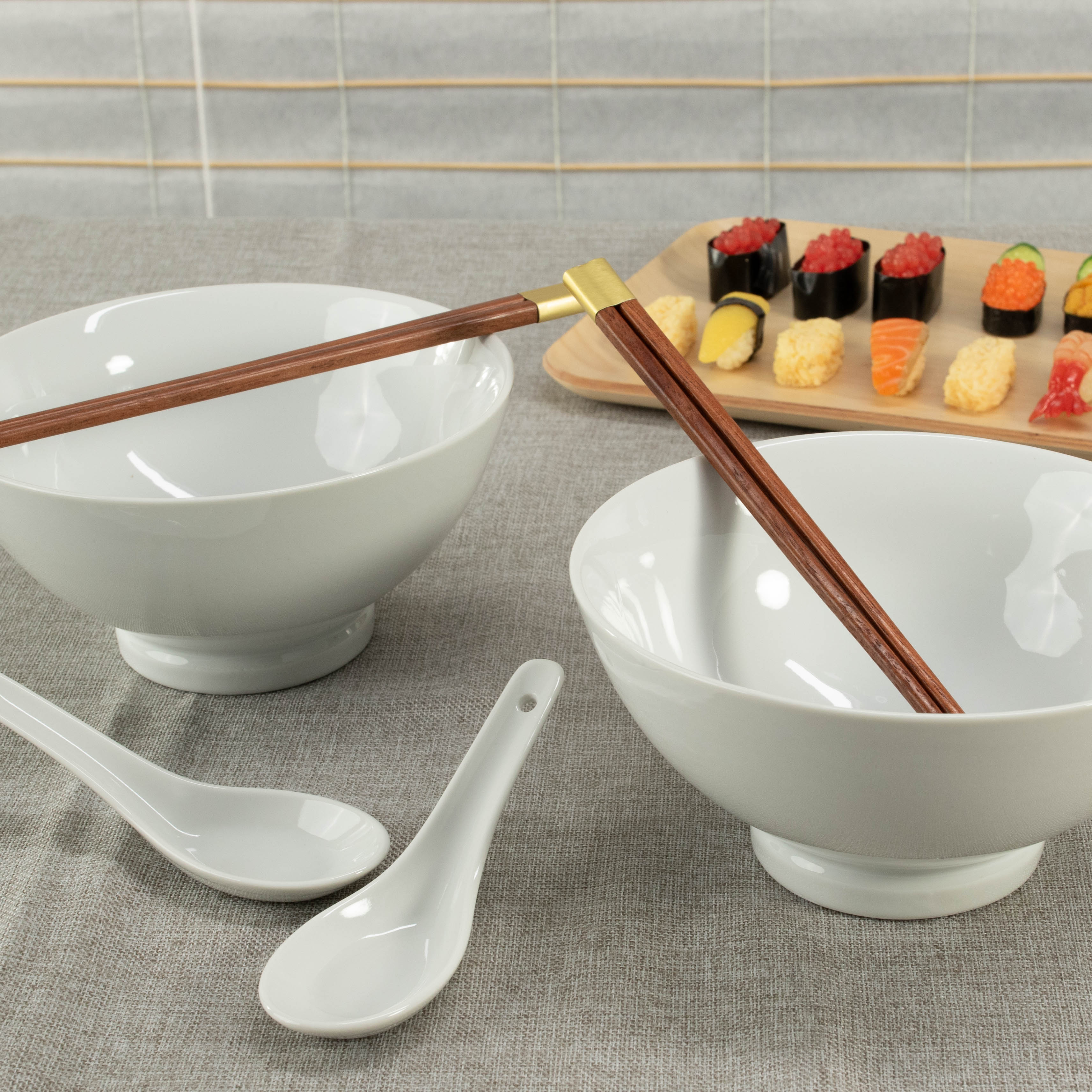 BIA Cordon Bleu Noodles 2 Go Bowls Spoons Chopsticks - Thumbnail 4