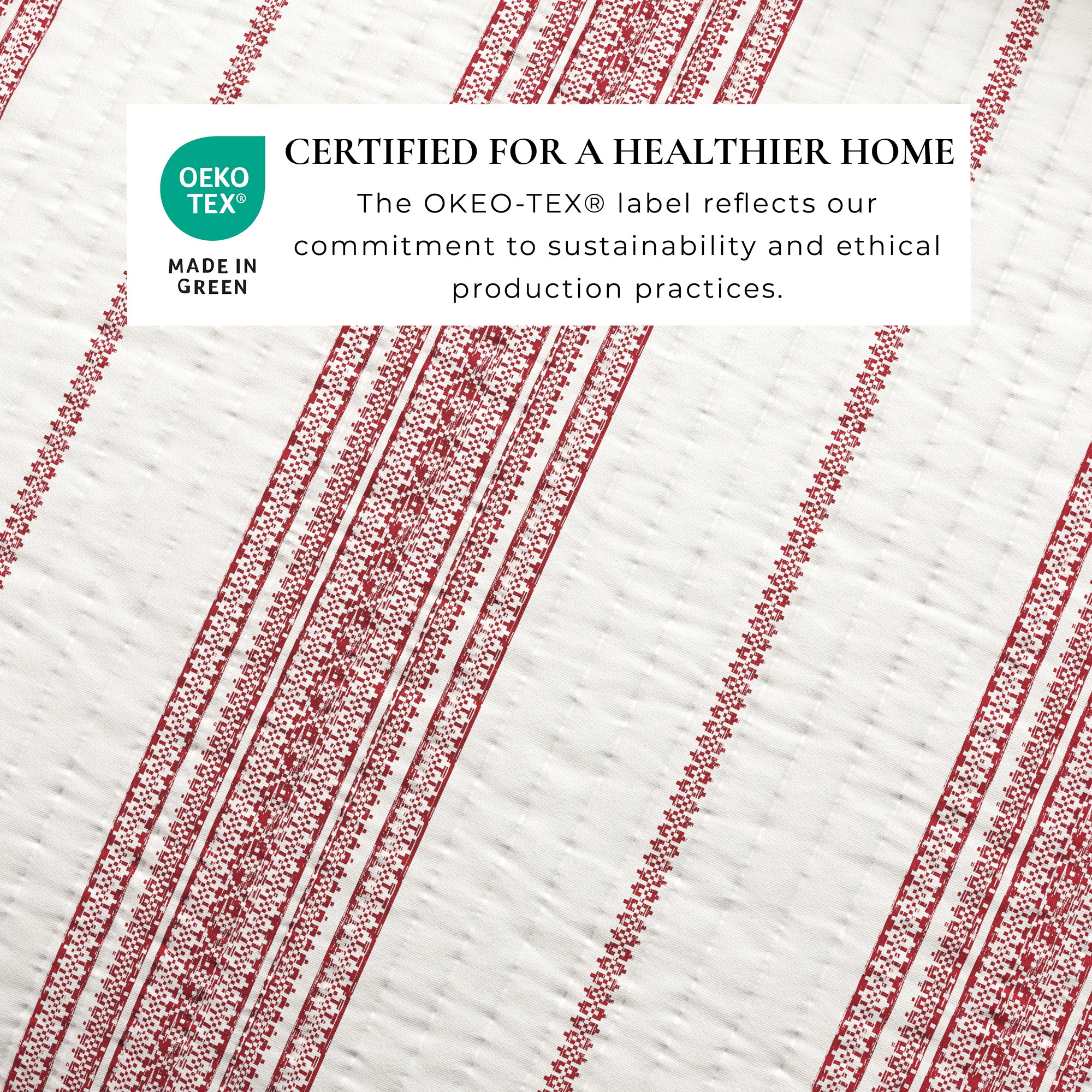 Striped Farmhouse Reversible Quilt Set with Shams