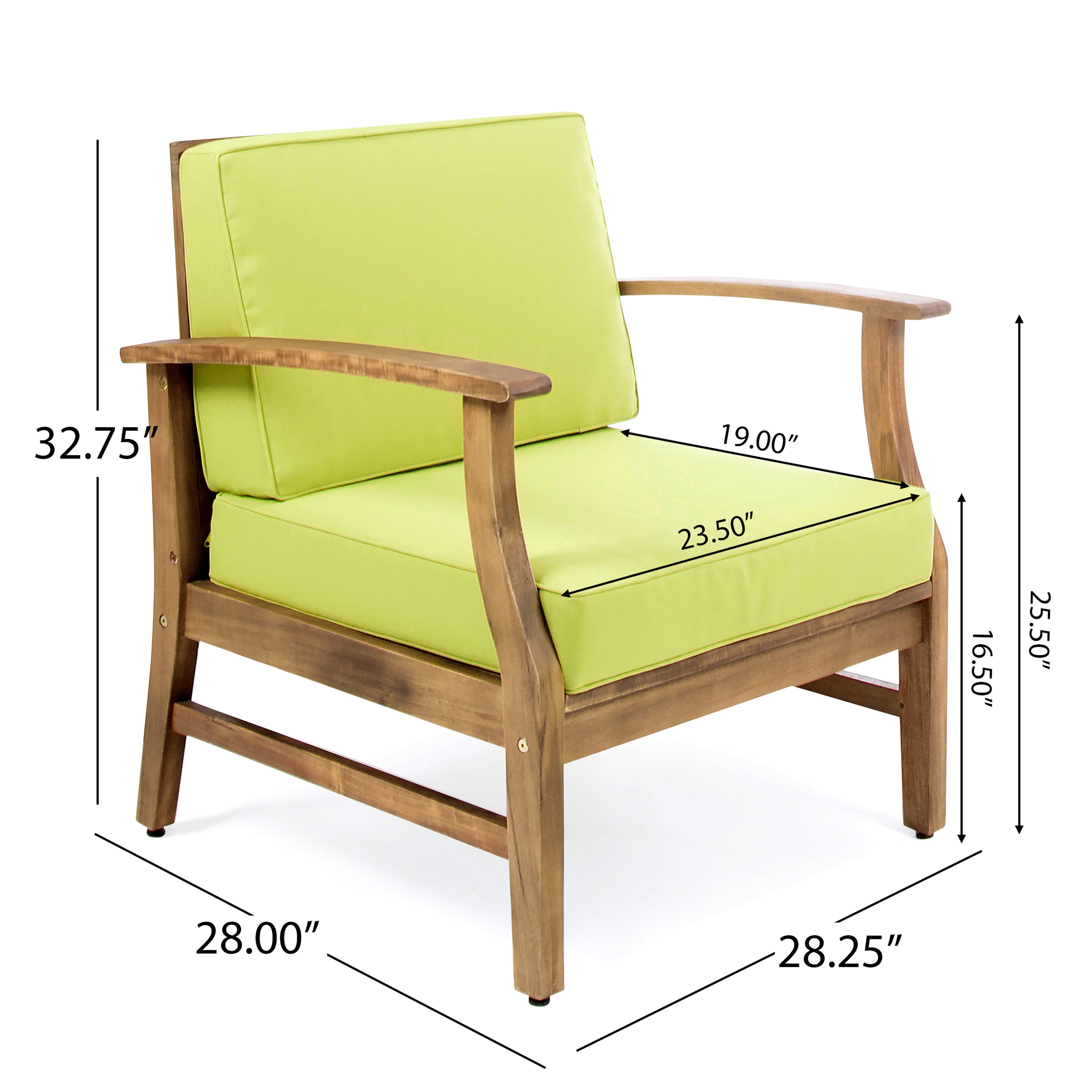 Perla Outdoor Club Chair
