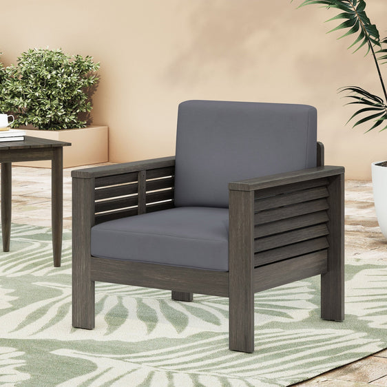 Flare-Outdoor-Acacia-Wood-Club-Chair-with-Wicker-Accents-Accent-Chairs