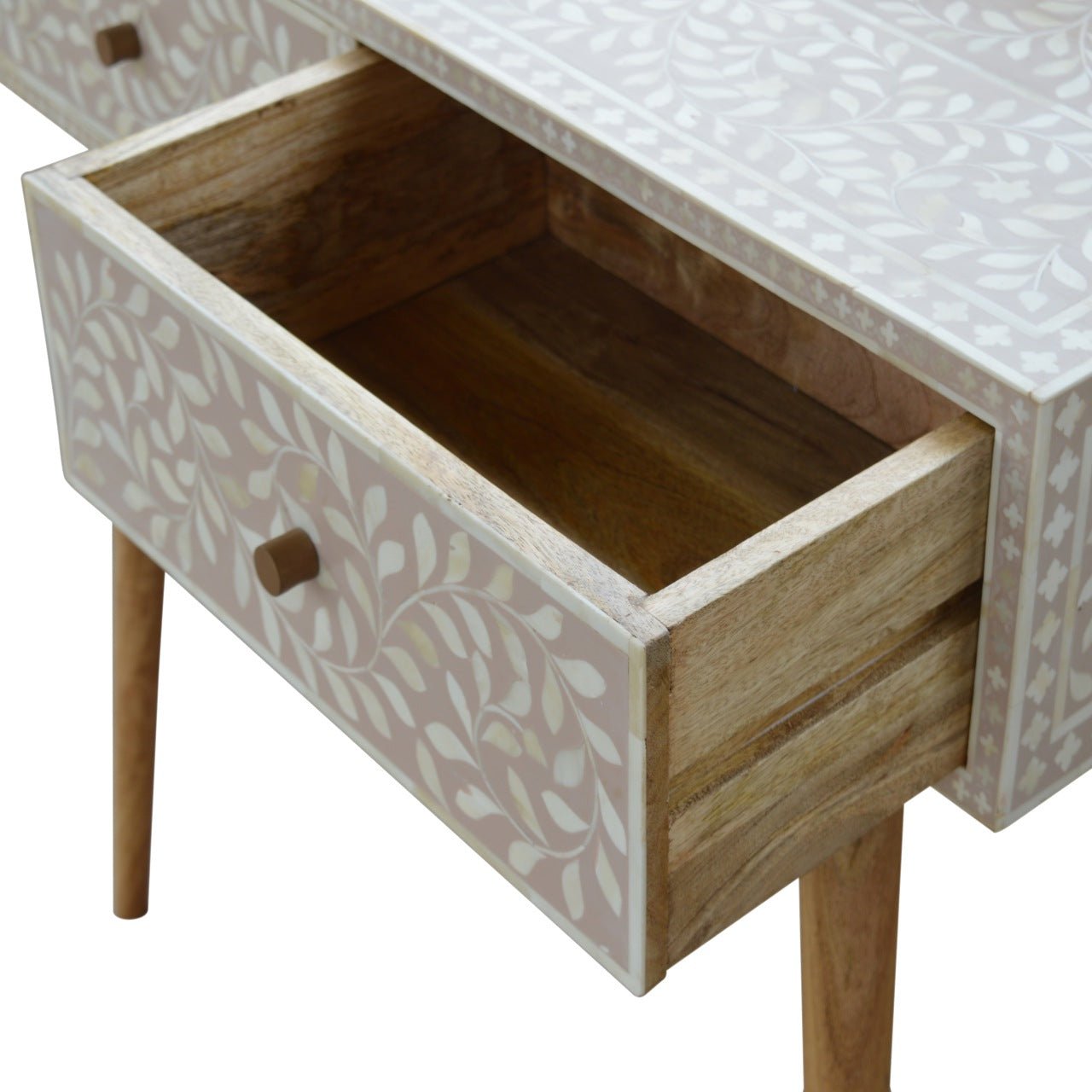 Floral Pattern Console Table - Console Tables