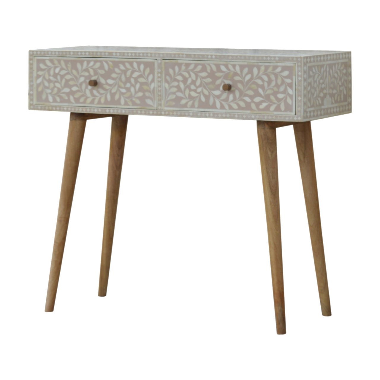 Floral Pattern Console Table - Console Tables