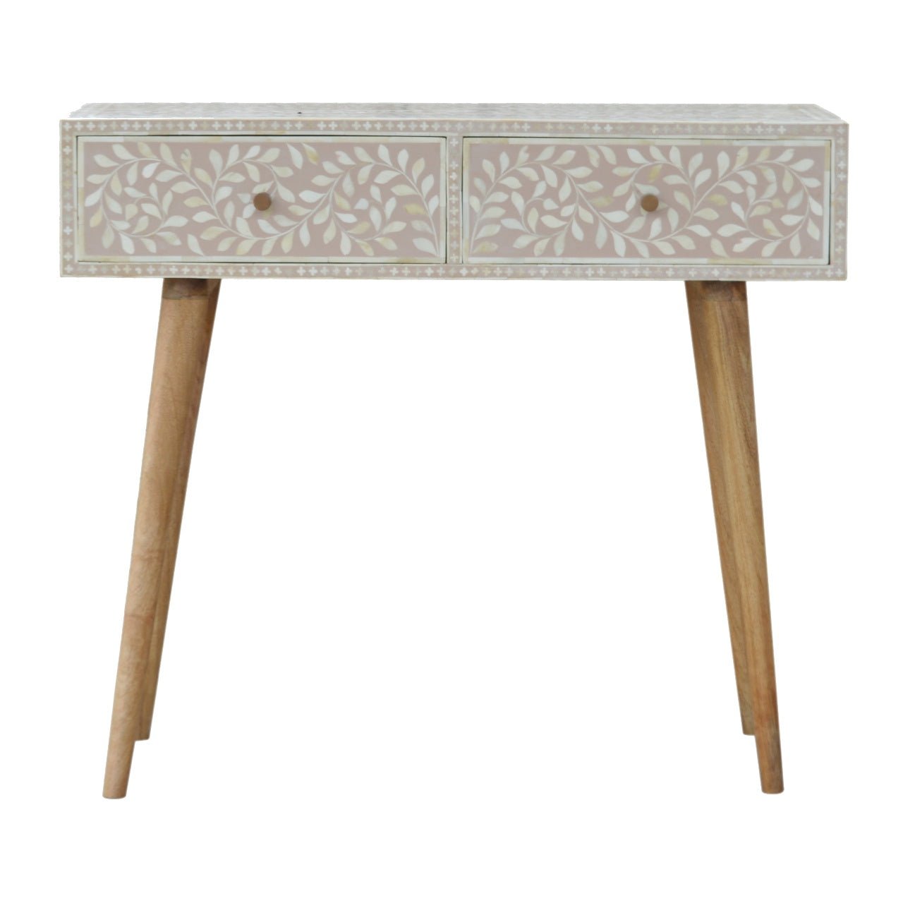 Floral Pattern Console Table - Console Tables