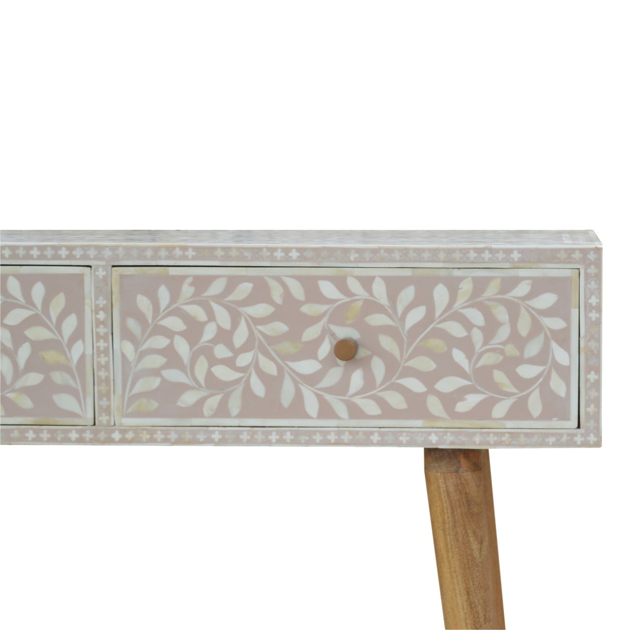 Floral Pattern Console Table - Console Tables