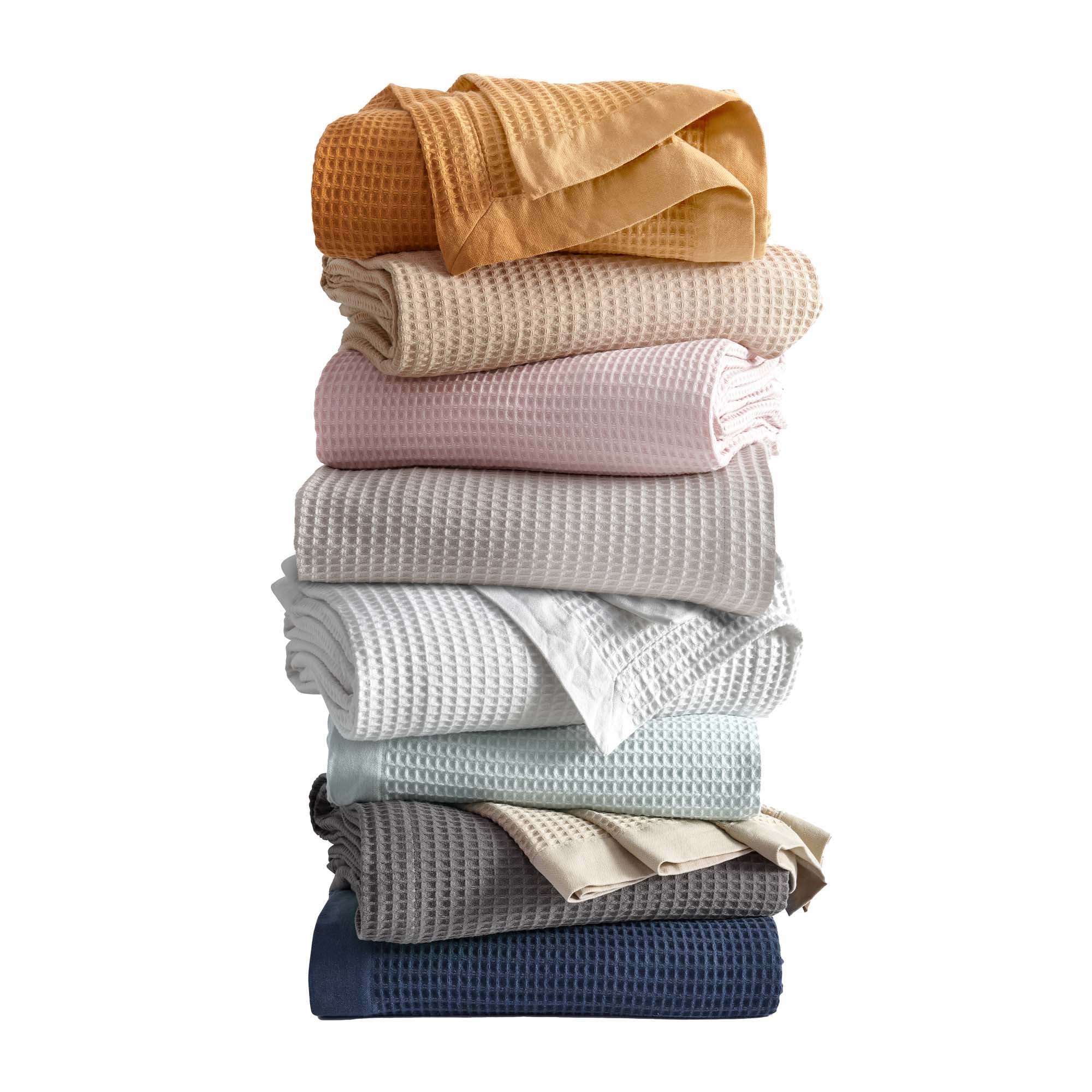 100% Cotton Waffle Weave Blanket