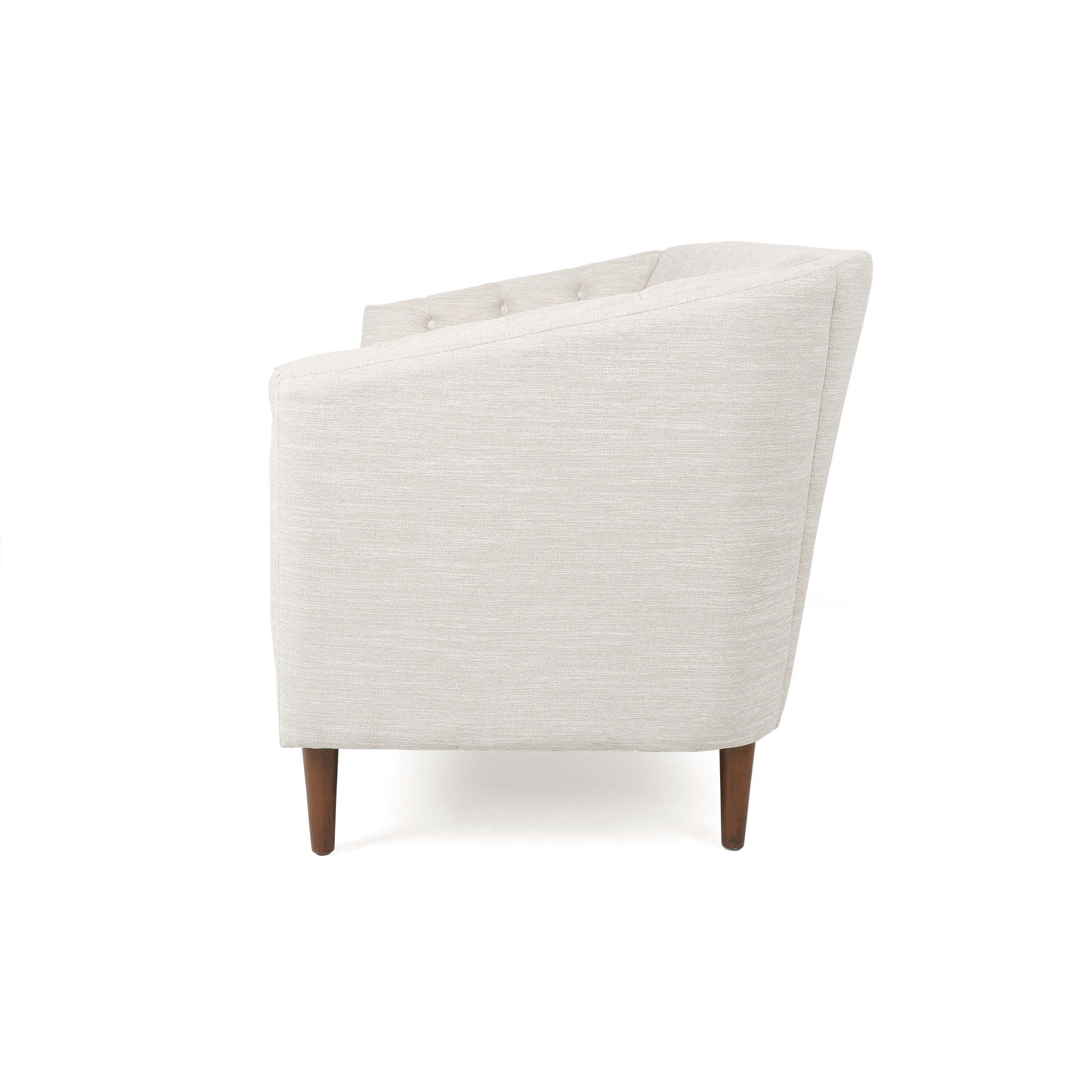 Sophisticated Loveseat with Diamond-Stitched Detailing