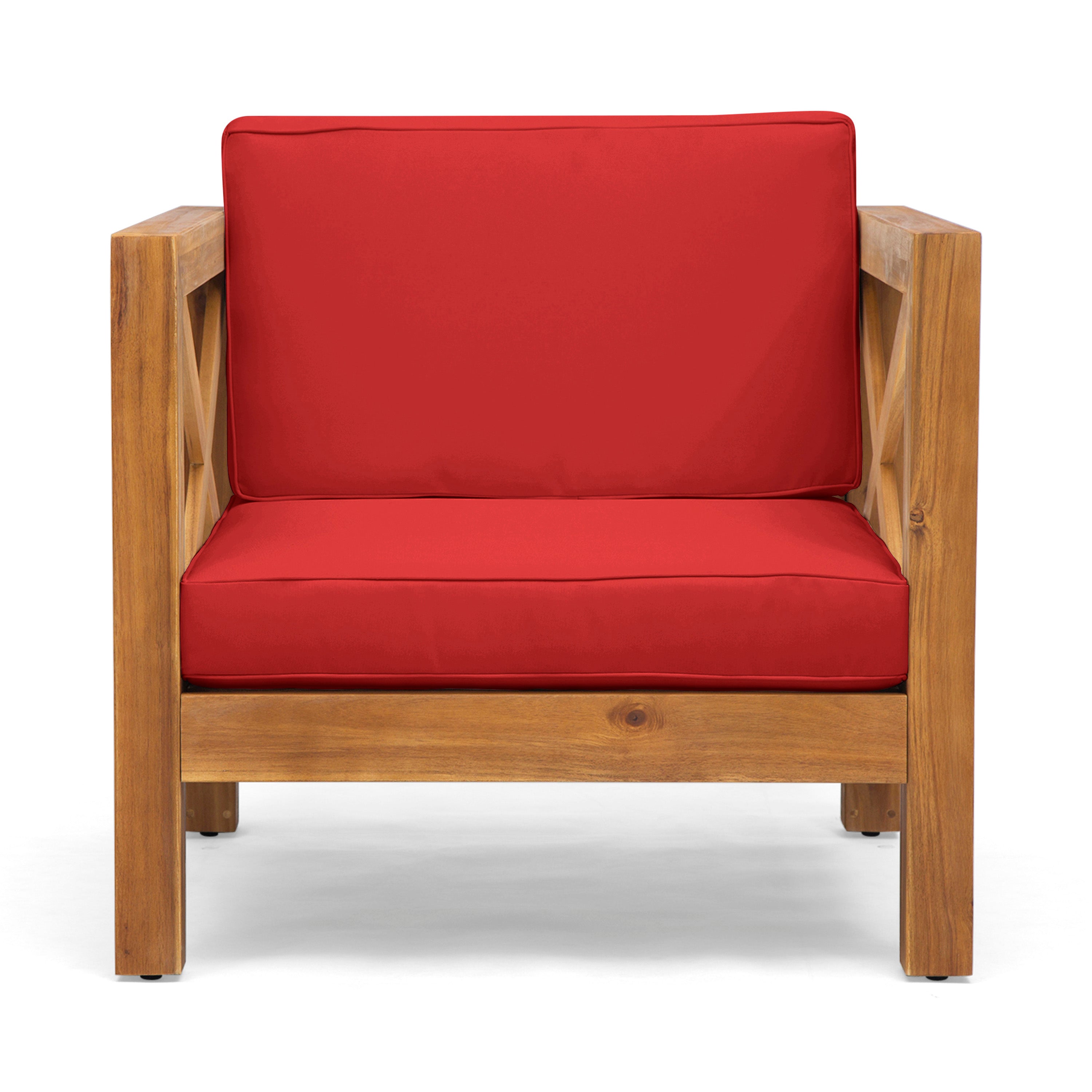 Brava Outdoor Club Chair with Water-Resistant Cushions