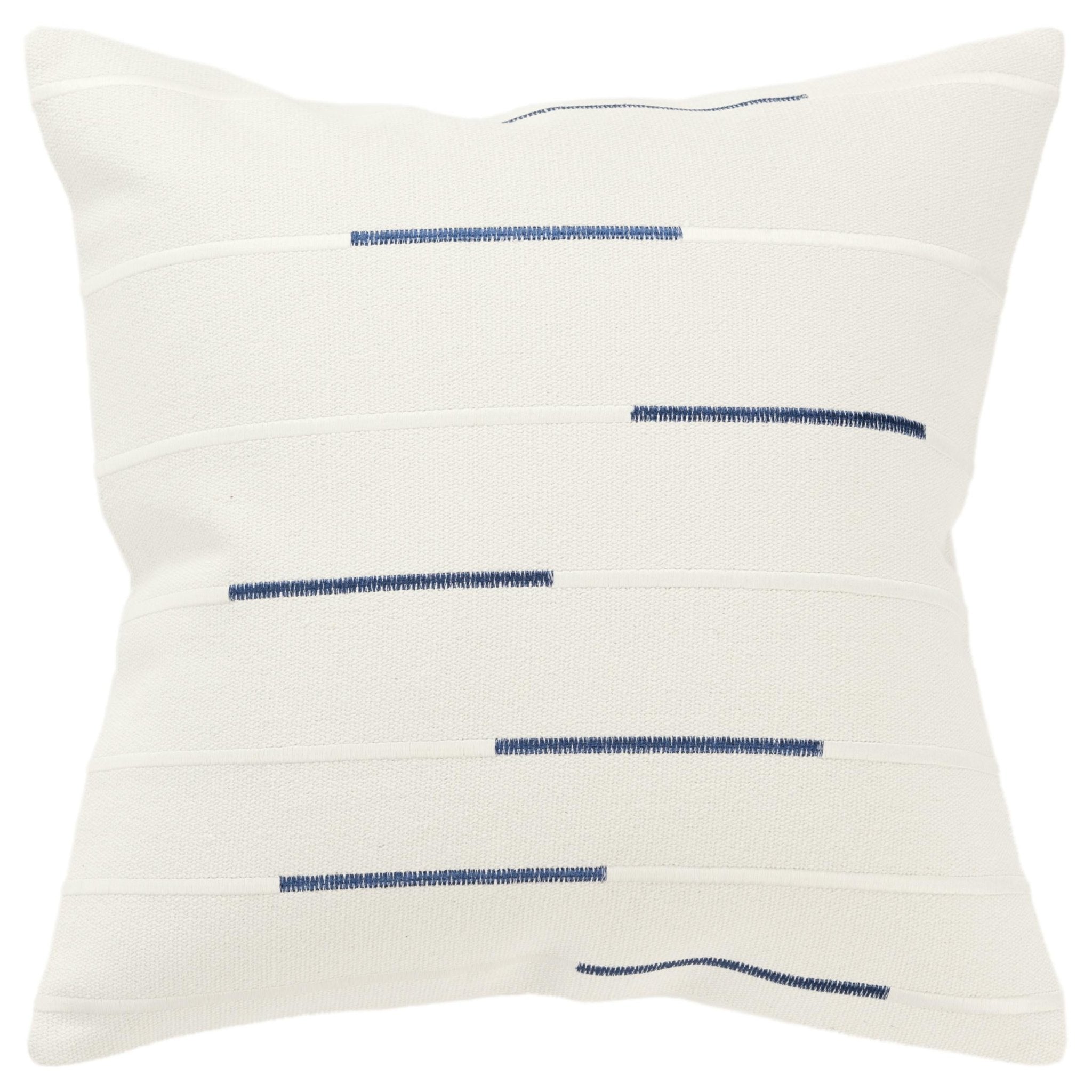 Geometric Stripes Square Pillow - Square Pillows
