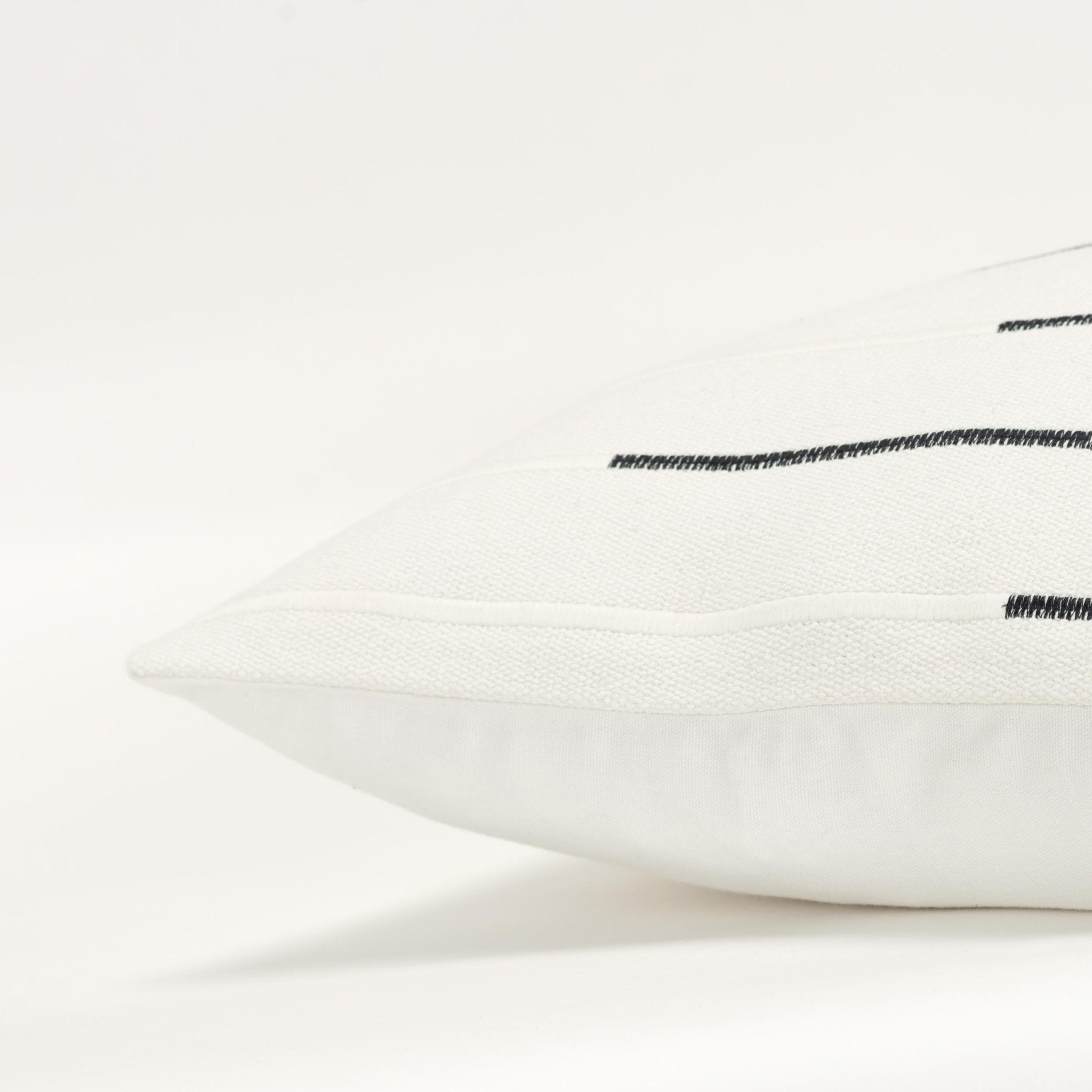 Geometric Stripes Square Pillow - Square Pillows