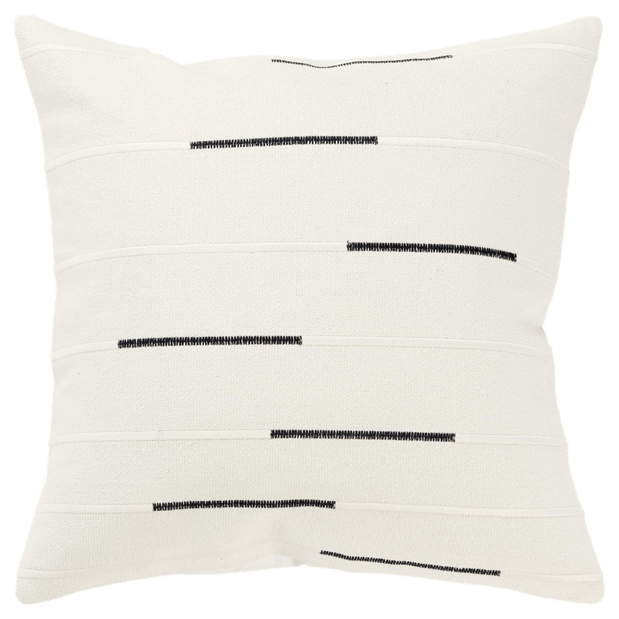 Geometric Stripes Square Pillow - Square Pillows
