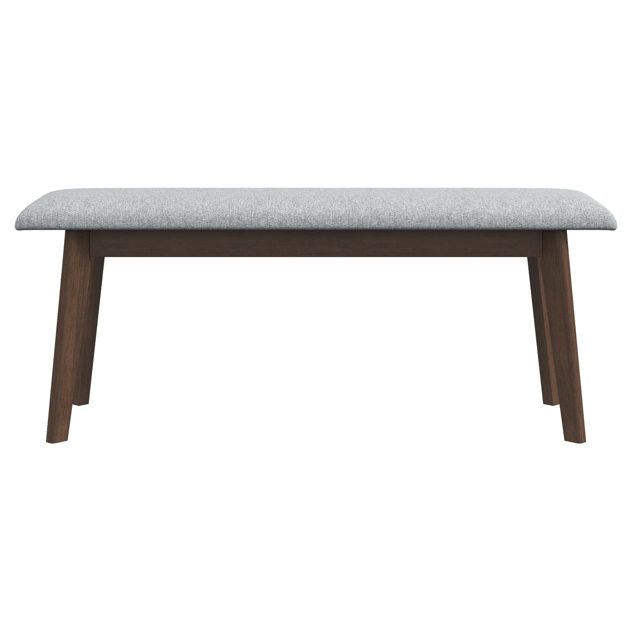 Gleam Fabric Upholstered Solid Wood Bench - Benches