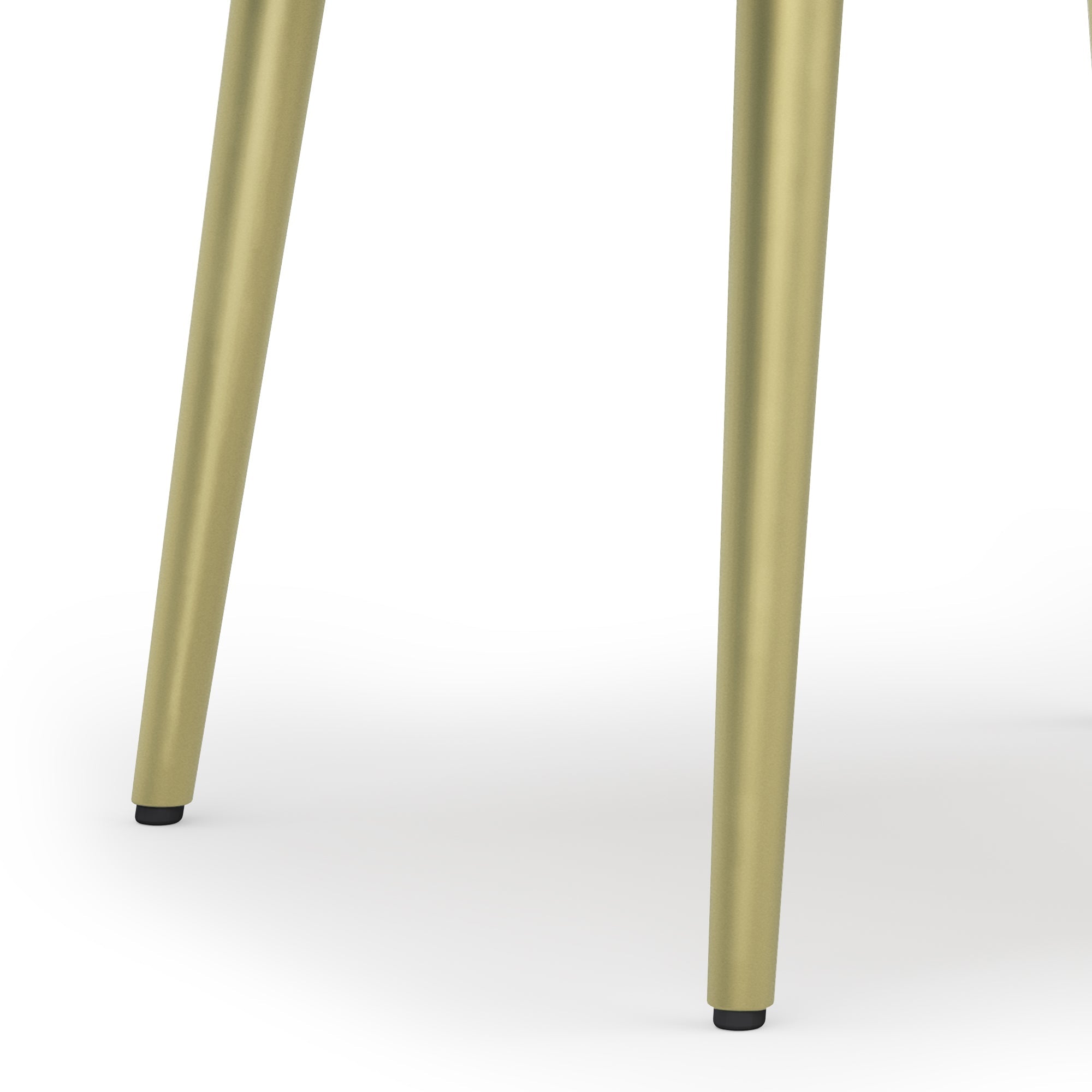 Graceful Side Table with Drawer and Metal Legs - Side Tables