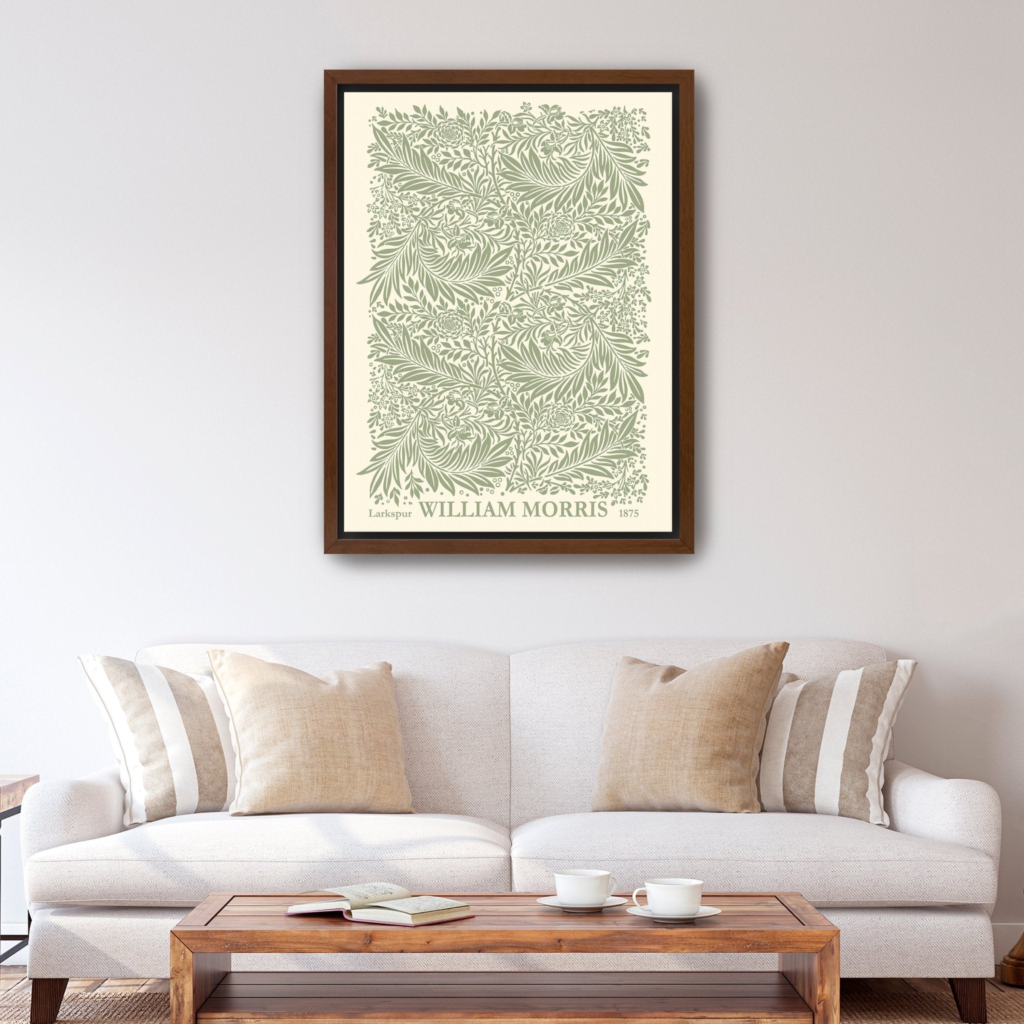 Green Larkspur Canvas Giclee - Canvas Wall Art