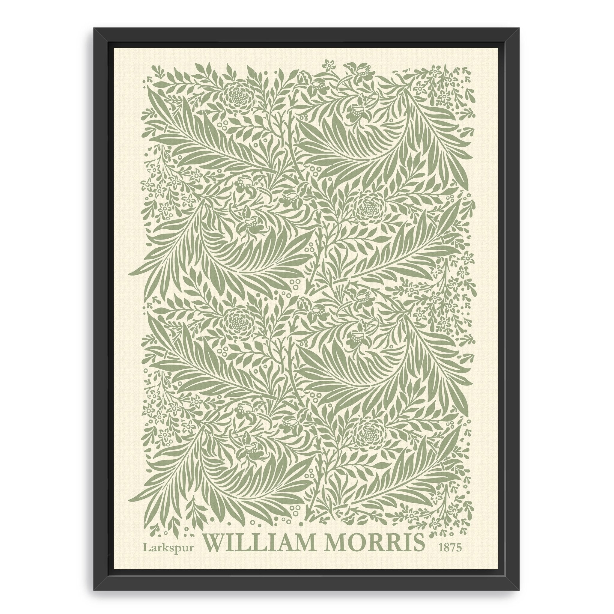 Green Larkspur Canvas Giclee - Canvas Wall Art