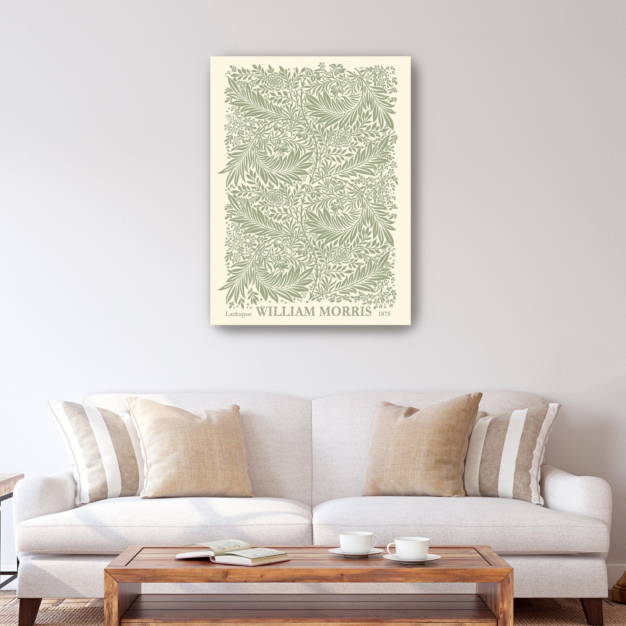 Green Larkspur Canvas Giclee - Canvas Wall Art