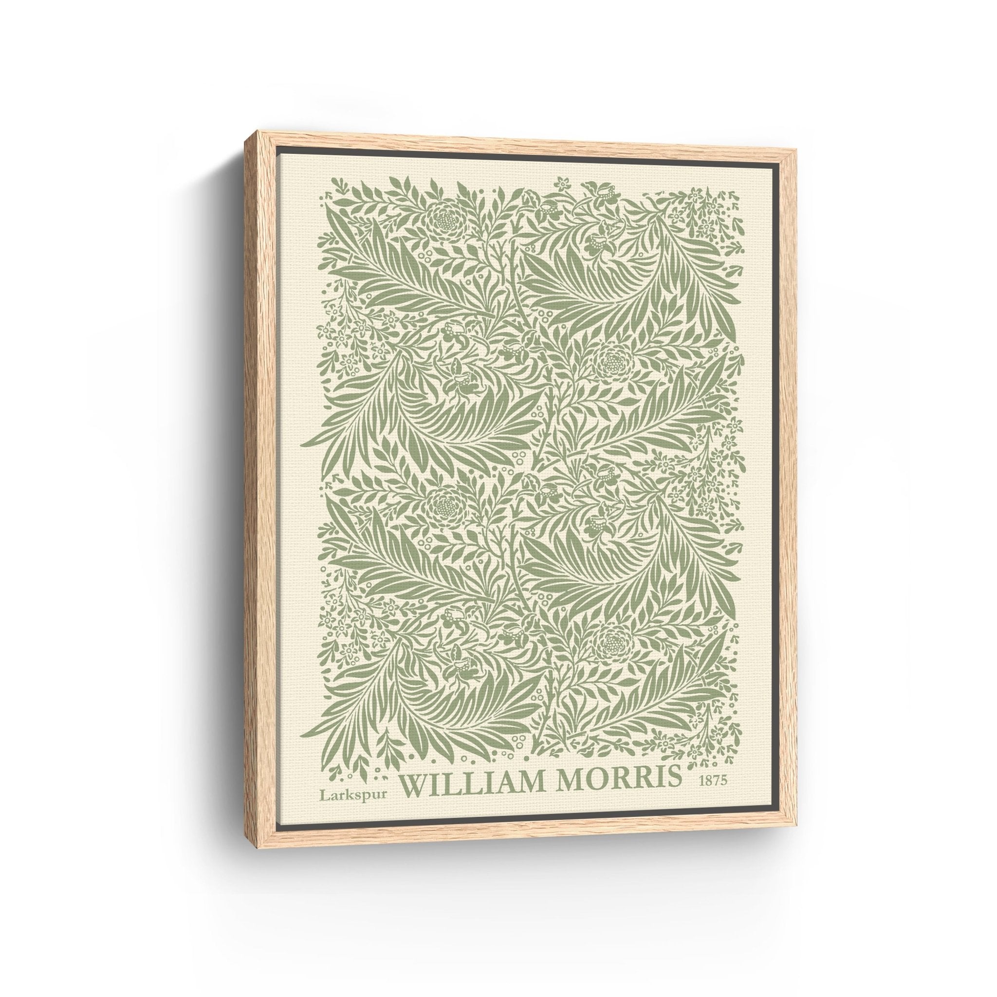 Green Larkspur Canvas Giclee - Canvas Wall Art