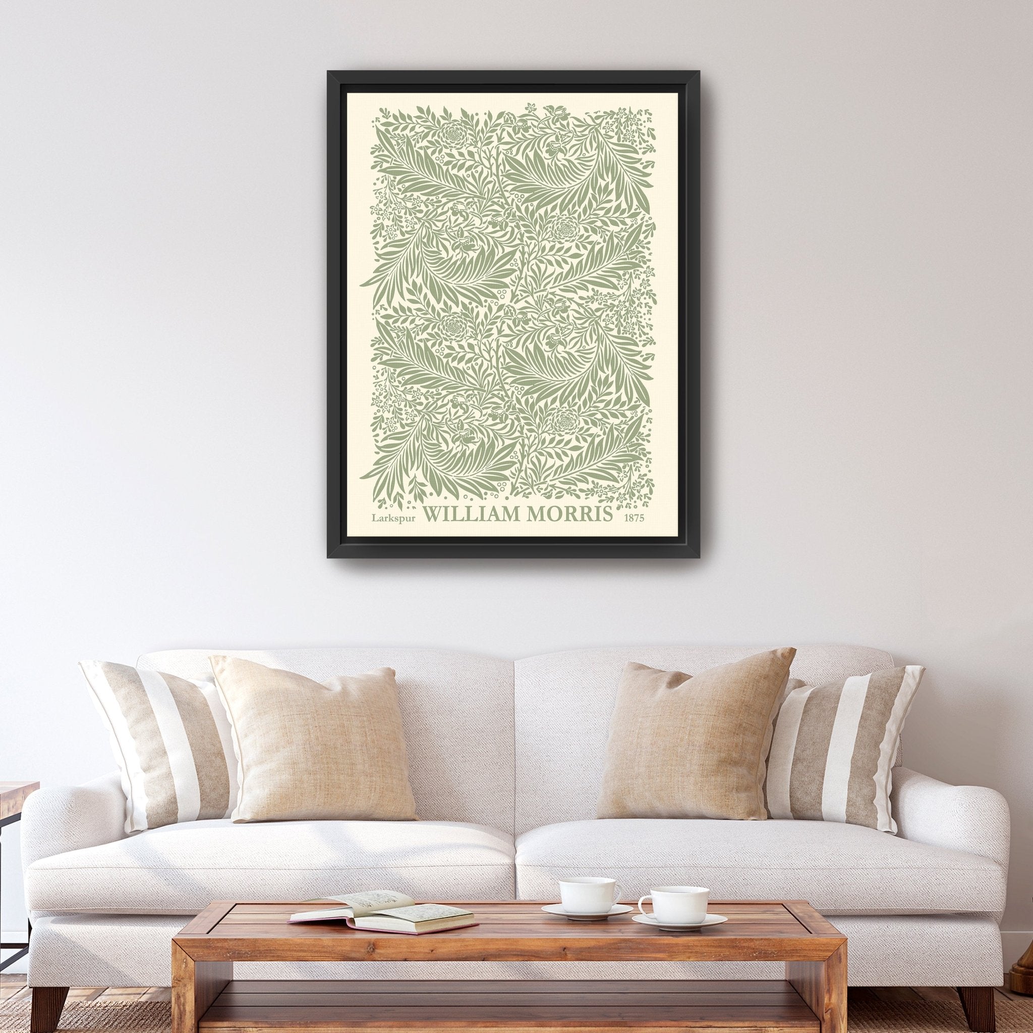 Green Larkspur Canvas Giclee - Canvas Wall Art