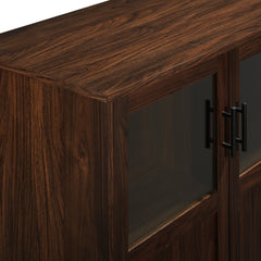 Grooved-Door Accent Cabinet - Cabinets