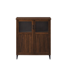Grooved-Door Accent Cabinet - Cabinets