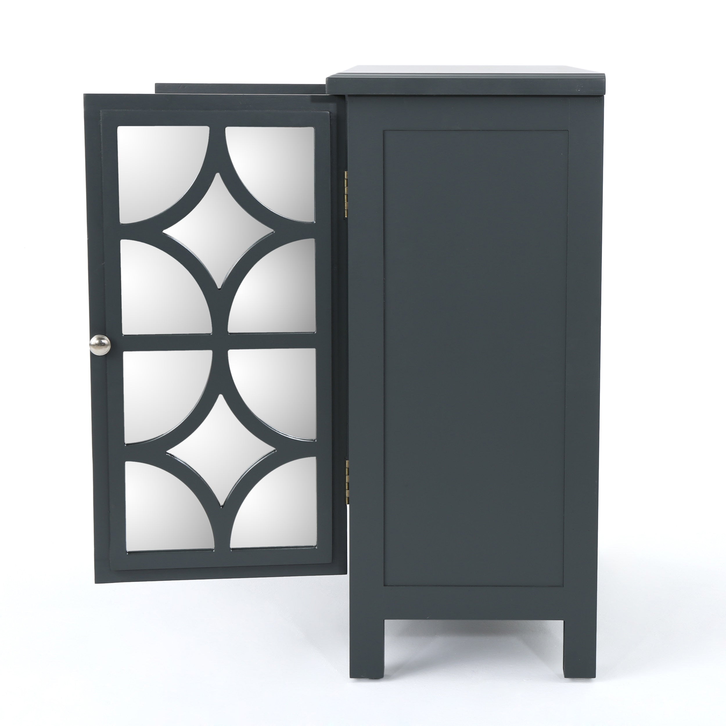 Firwood Mirror Finished Double Door Cabinet