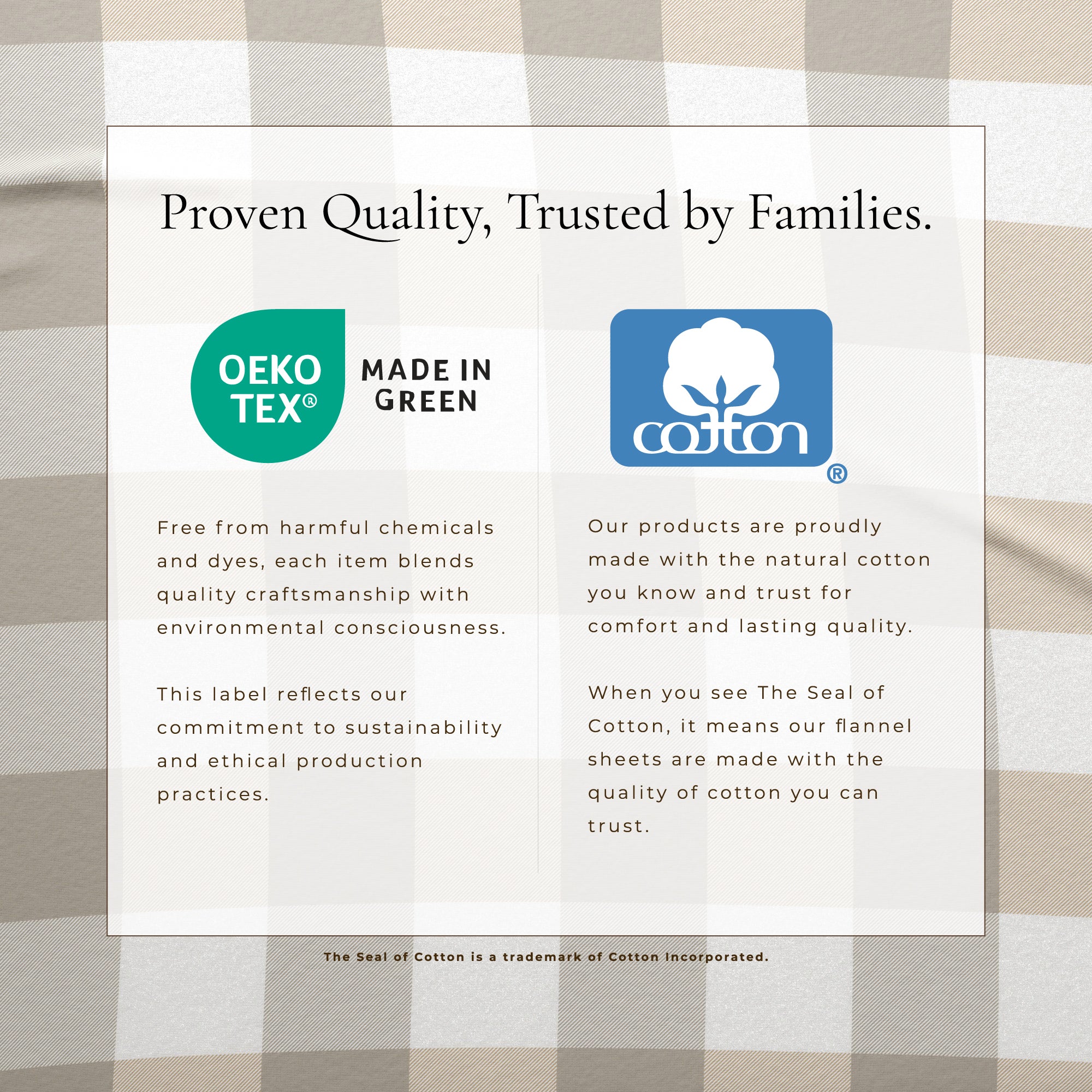 100% Turkish Cotton Plaid Flannel Sheet Sets
