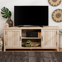 Harmonious Grooved-Door TV Stand for TVs up to 65" - TV Stand