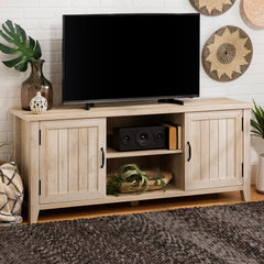 Harmonious Grooved-Door TV Stand for TVs up to 65" - TV Stand