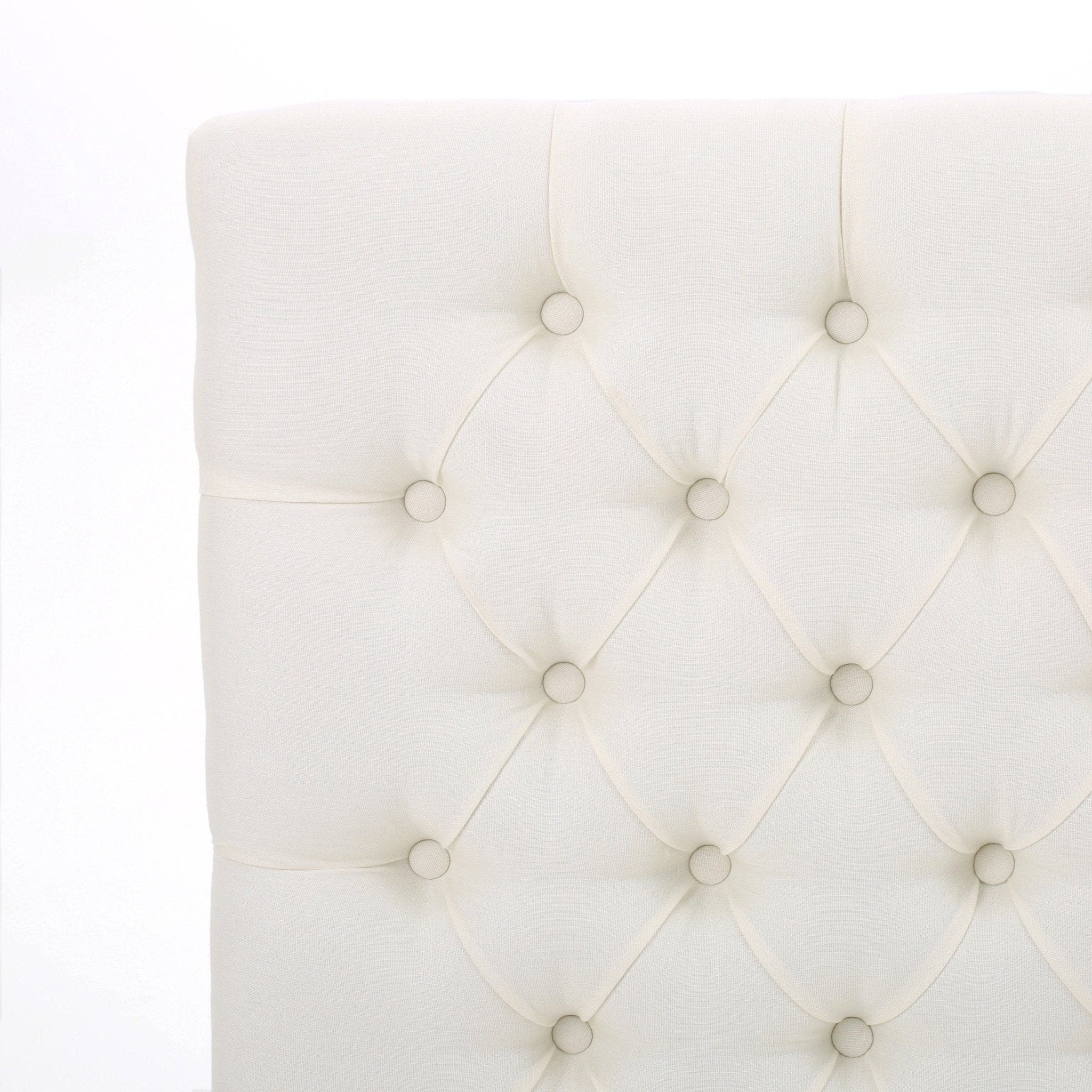 Headboard with Diamond Tufted Design - Beds