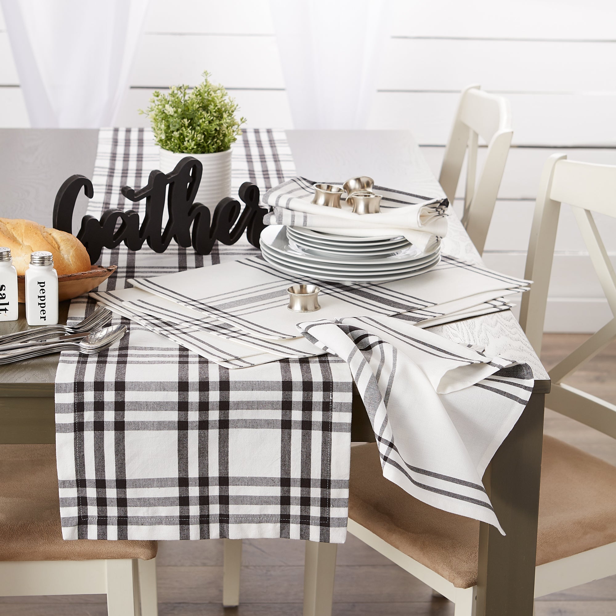 Homestead Plaid Table Runner 14X72 - Table Runners