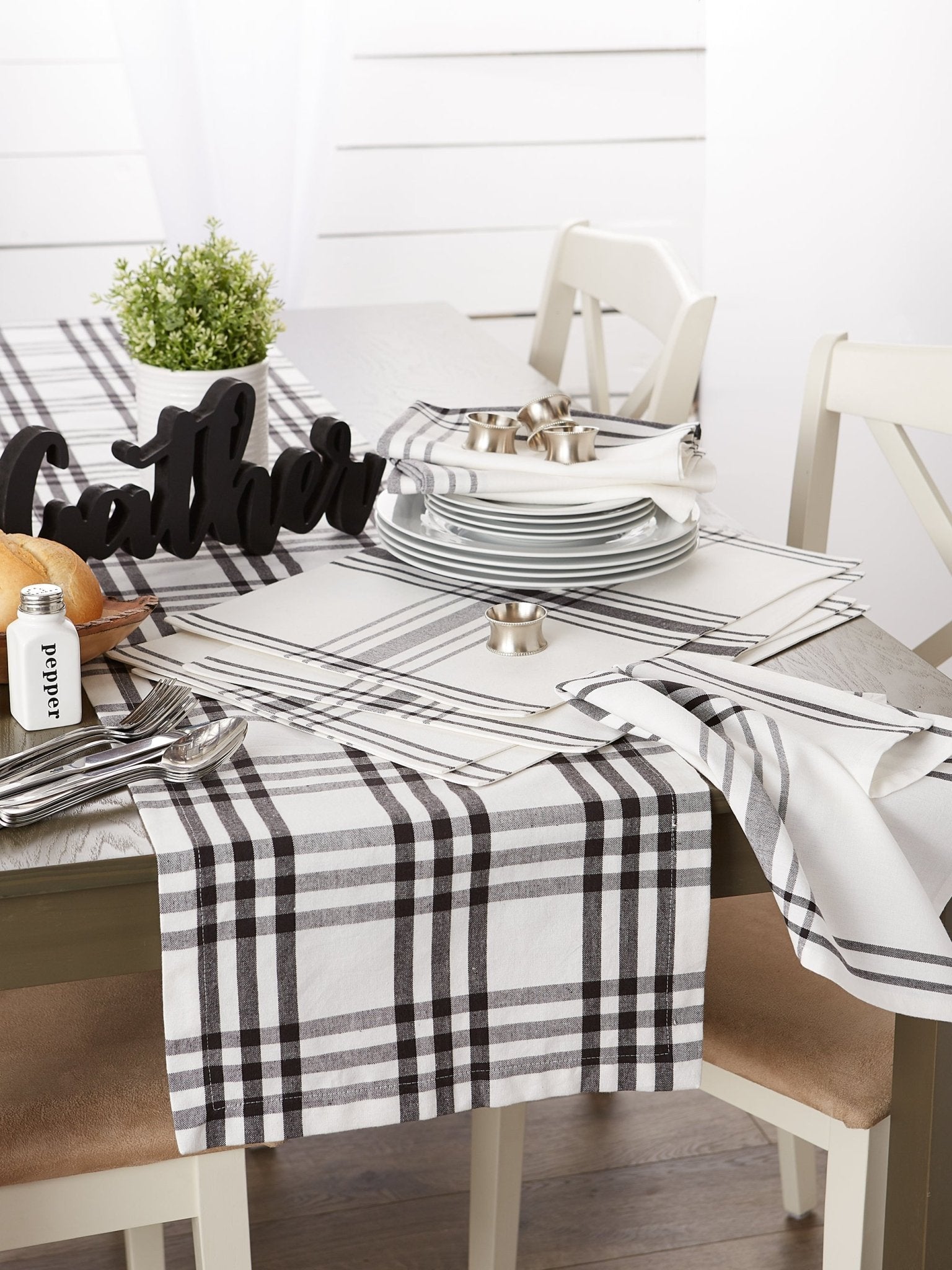 Homestead Plaid Table Runner 14X72 - Table Runners