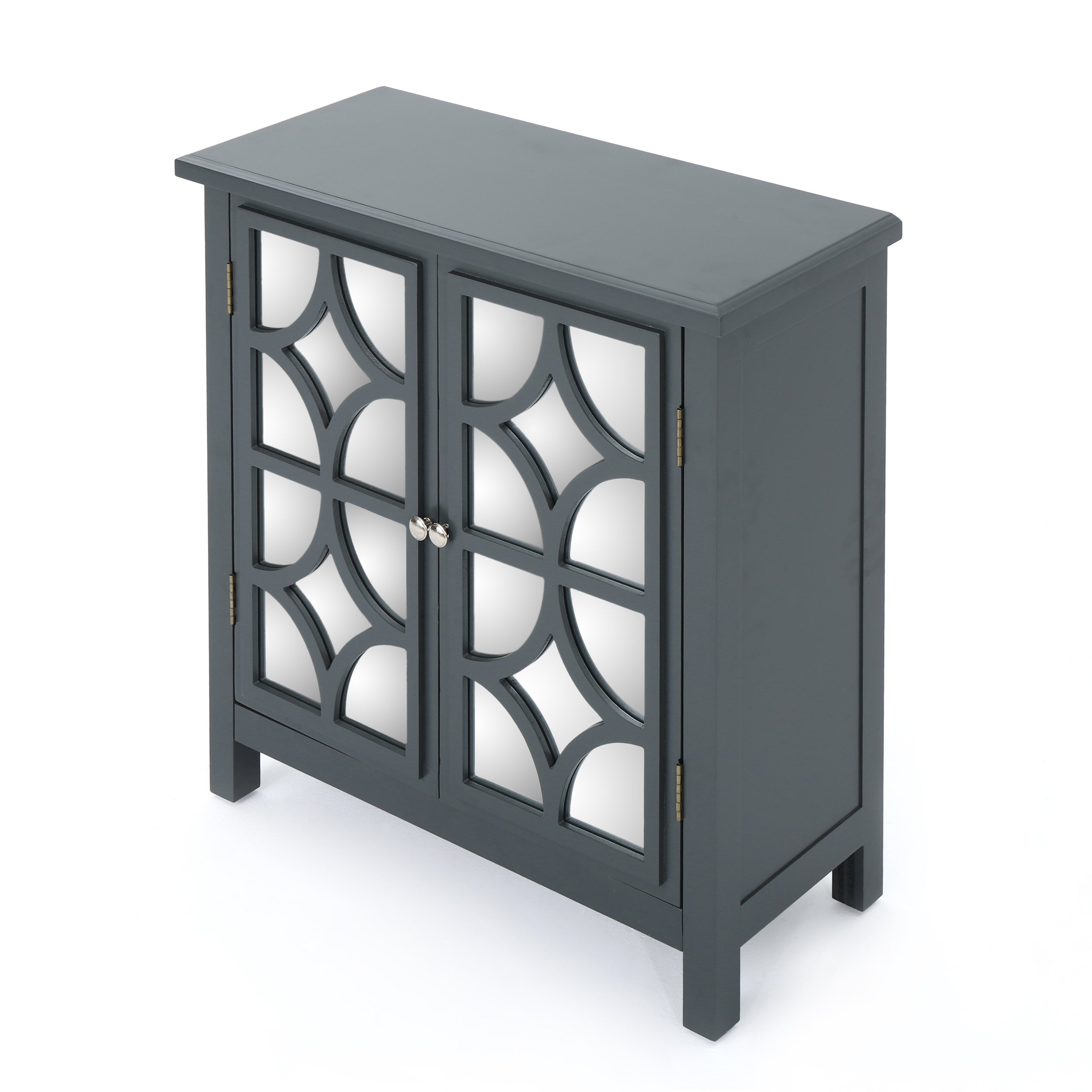 Firwood Mirror Finished Double Door Cabinet