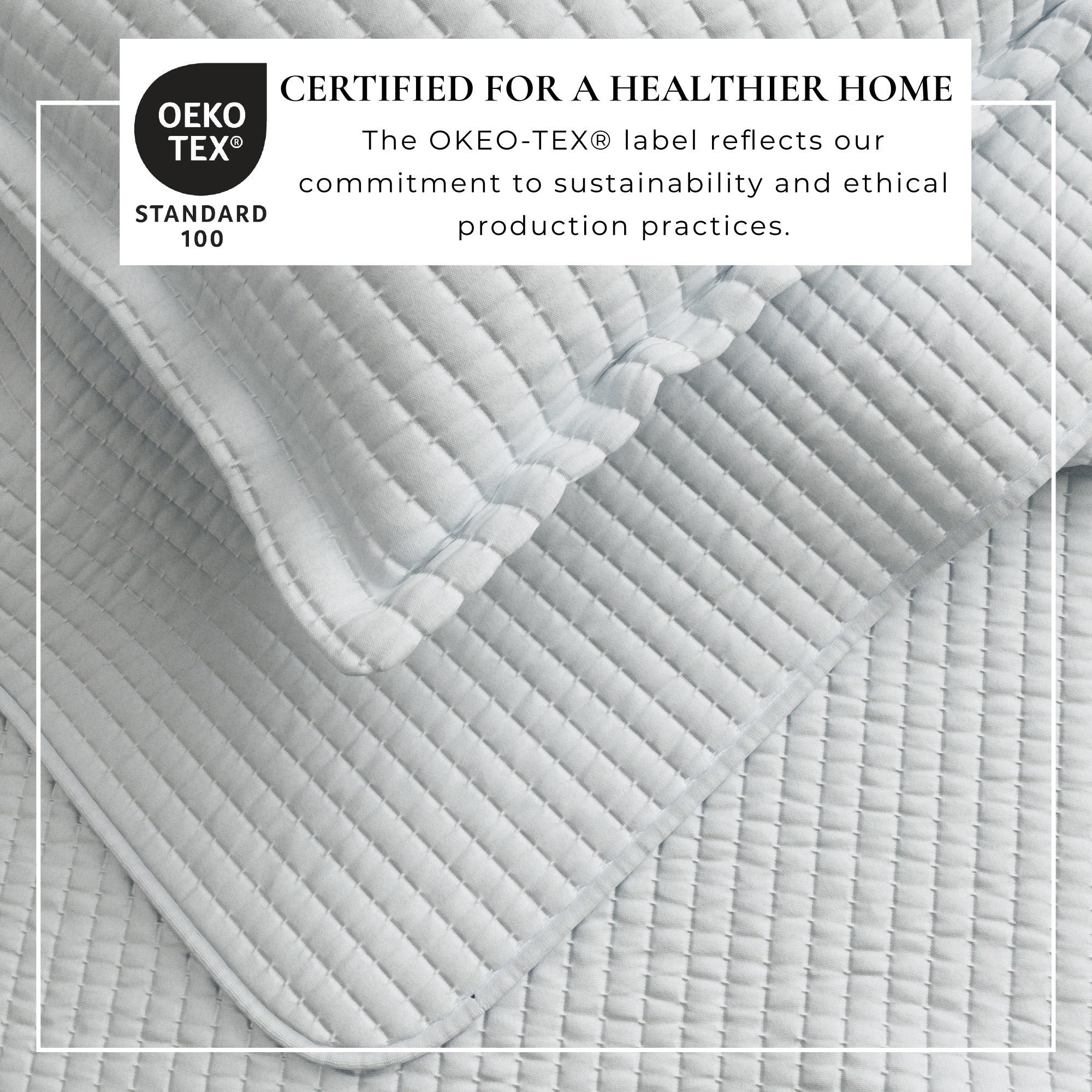 Stitched Quilt Set with Shams